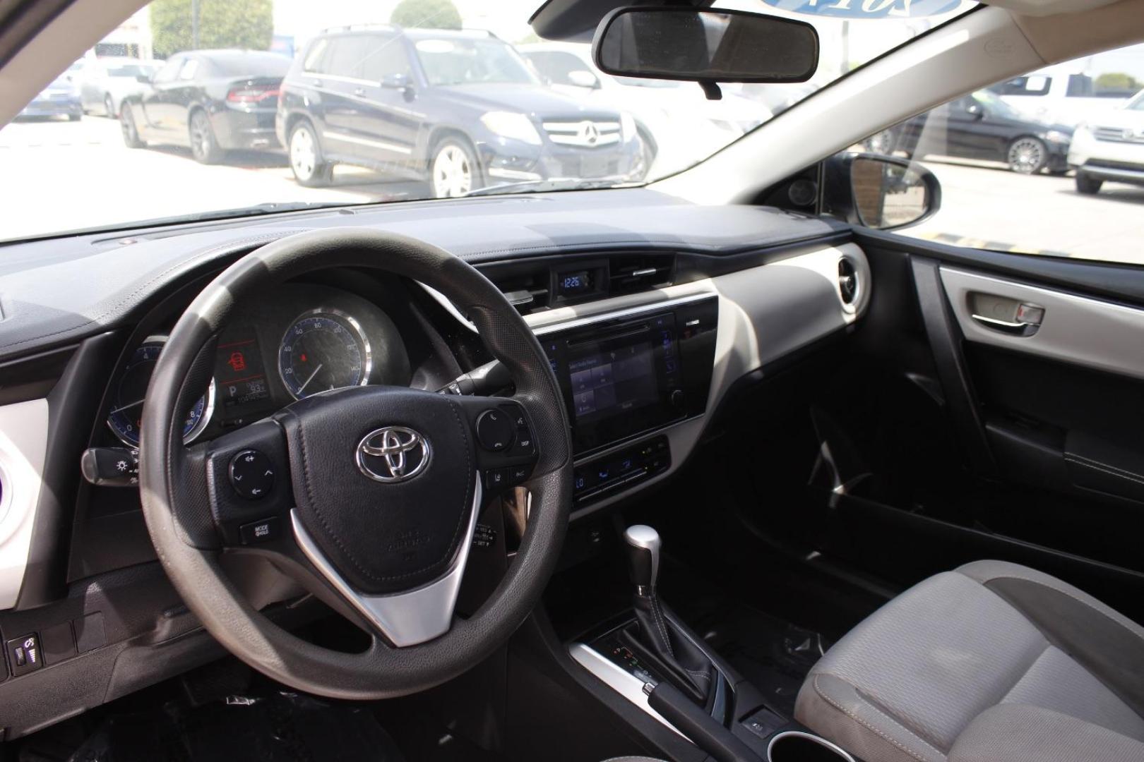 2017 Silver Toyota Corolla LE (5YFBURHE7HP) with an 1.8L I-4 DOHC engine, located at 2401 E Main St., Grand Prairie, TX, 75050, (972) 262-4440, 32.748981, -96.969643 - Photo#12