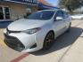 2017 Silver Toyota Corolla (5YFBURHE7HP) with an 1.8L I-4 DOHC engine, located at 2401 E Main St., Grand Prairie, TX, 75050, (972) 262-4440, 32.748981, -96.969643 - Photo#0
