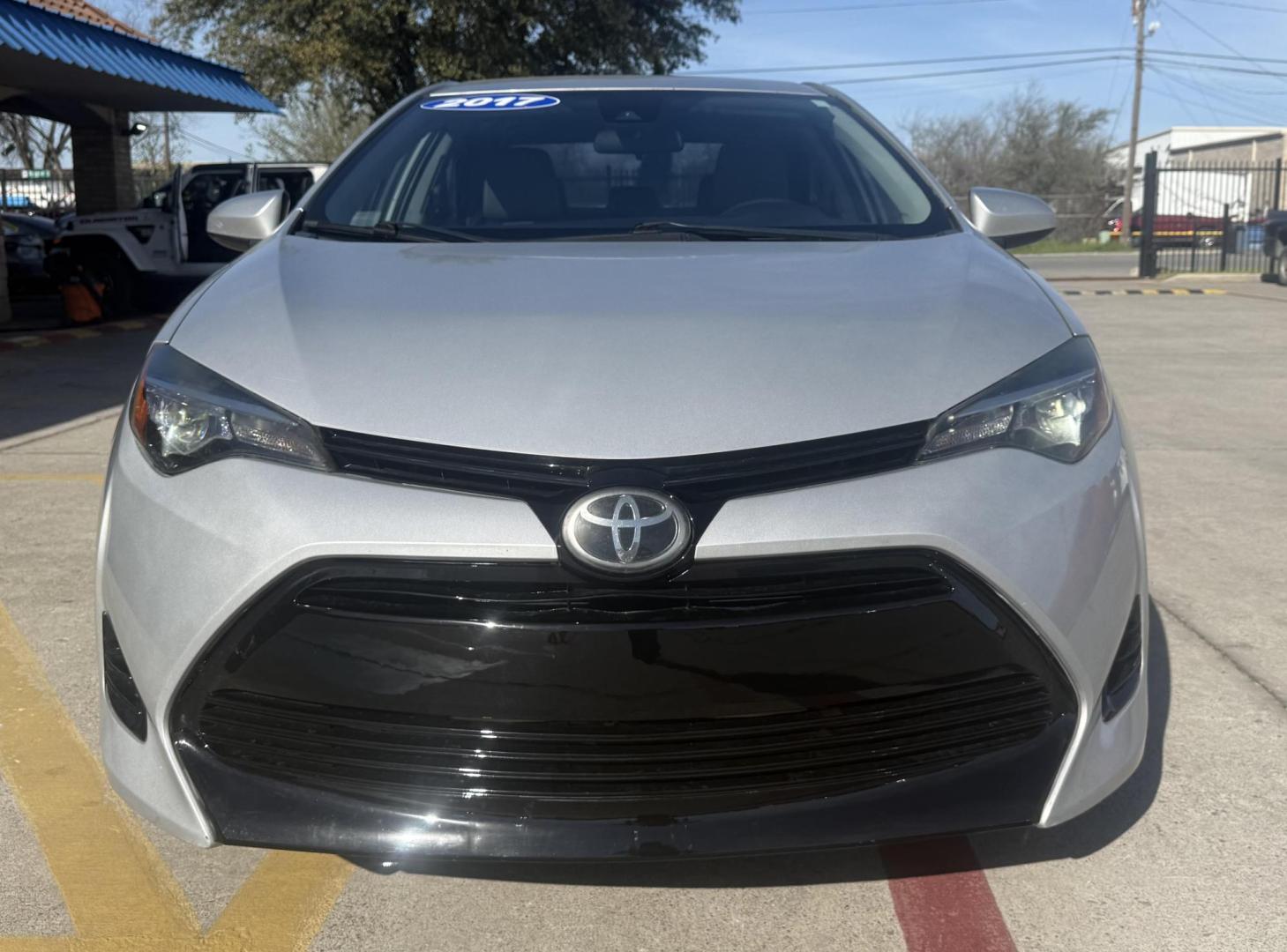2017 Silver Toyota Corolla (5YFBURHE7HP) with an 1.8L I-4 DOHC engine, located at 2401 E Main St., Grand Prairie, TX, 75050, (972) 262-4440, 32.748981, -96.969643 - Photo#11