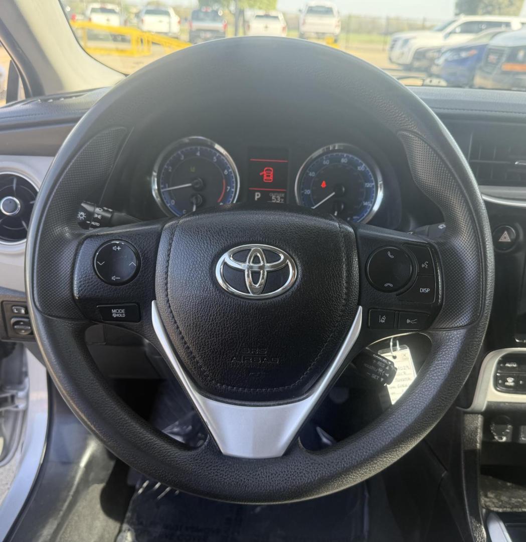 2017 Silver Toyota Corolla (5YFBURHE7HP) with an 1.8L I-4 DOHC engine, located at 2401 E Main St., Grand Prairie, TX, 75050, (972) 262-4440, 32.748981, -96.969643 - Photo#24