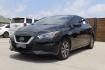 2020 Black Nissan Versa SV Xtronic CVT (3N1CN8EV3LL) with an 1.6L I-4 DOHC engine, located at 2401 E Main St., Grand Prairie, TX, 75050, (972) 262-4440, 32.748981, -96.969643 - Photo#1