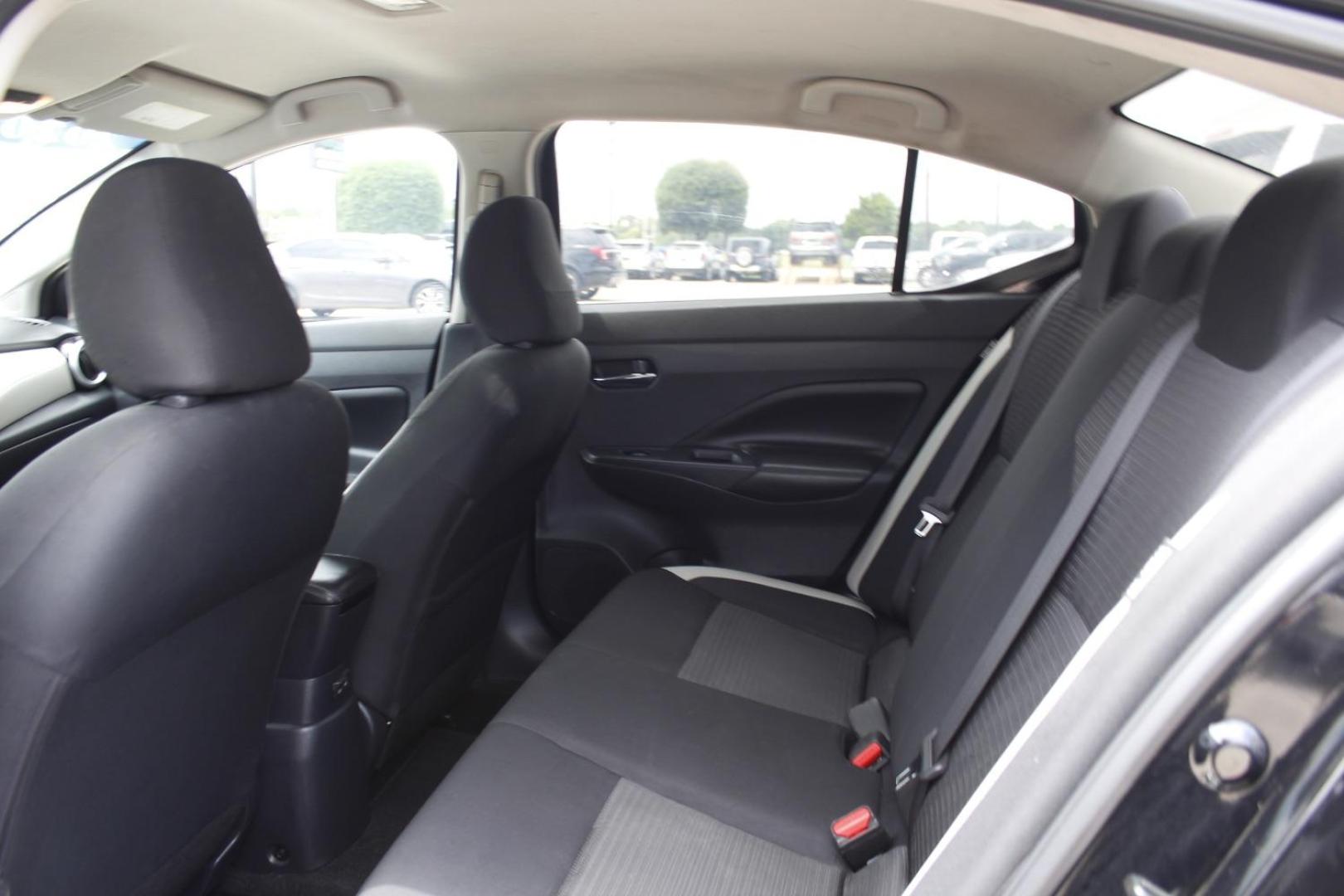 2020 Black Nissan Versa SV Xtronic CVT (3N1CN8EV3LL) with an 1.6L I-4 DOHC engine, located at 2401 E Main St., Grand Prairie, TX, 75050, (972) 262-4440, 32.748981, -96.969643 - Photo#13