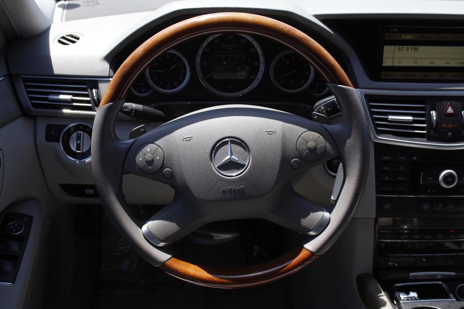 2010 Gray Mercedes-Benz E 350 4MATIC (WDDHF8HB4AA) with an 3.5L V-6 DOHC engine, located at 2401 E Main St., Grand Prairie, TX, 75050, (972) 262-4440, 32.748981, -96.969643 - Photo#22
