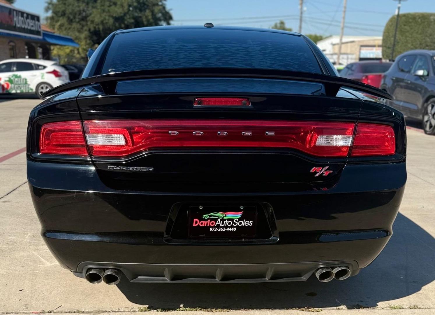 2013 Black Dodge Charger R/T (2C3CDXCT7DH) with an HEMI 5.7L V-8 variab engine, located at 2401 E Main St., Grand Prairie, TX, 75050, (972) 262-4440, 32.748981, -96.969643 - Photo#9