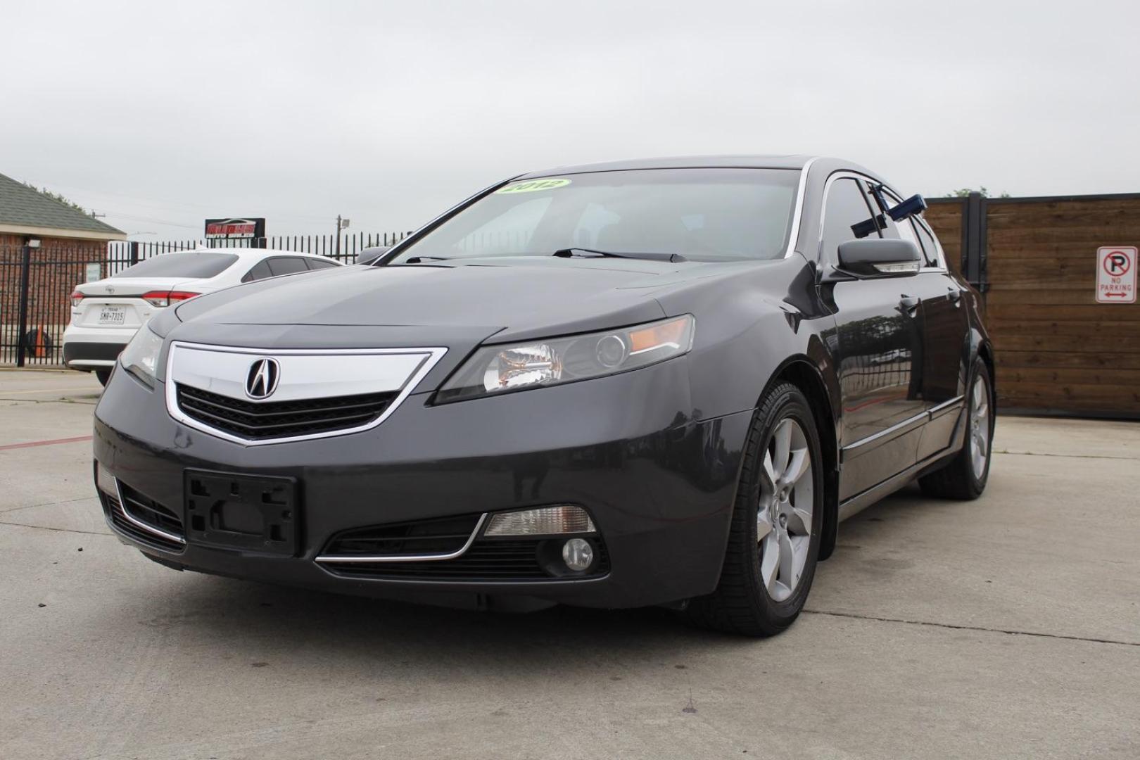 2012 Gray Acura TL 3.5 (19UUA8F29CA) with an 3.5L V-6 variable valve control engine, located at 2401 E Main St., Grand Prairie, TX, 75050, (972) 262-4440, 32.748981, -96.969643 - Photo#1