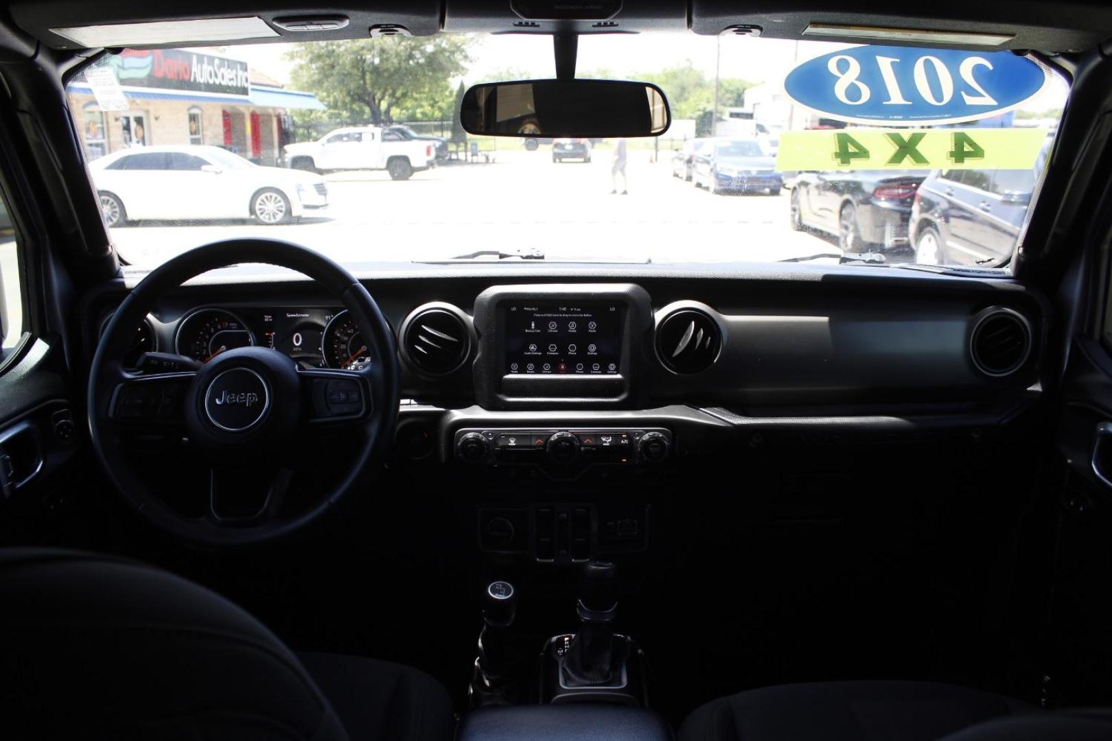 2018 Silver Jeep Wrangler Unlimited Sport S 4x4 (1C4HJXDG0JW) , located at 2401 E Main St., Grand Prairie, TX, 75050, (972) 262-4440, 32.748981, -96.969643 - Photo#14