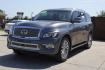 2016 Gray INFINITI QX80 4WD (JN8AZ2NE5G9) , located at 2401 E Main St., Grand Prairie, TX, 75050, (972) 262-4440, 32.748981, -96.969643 - Photo#1
