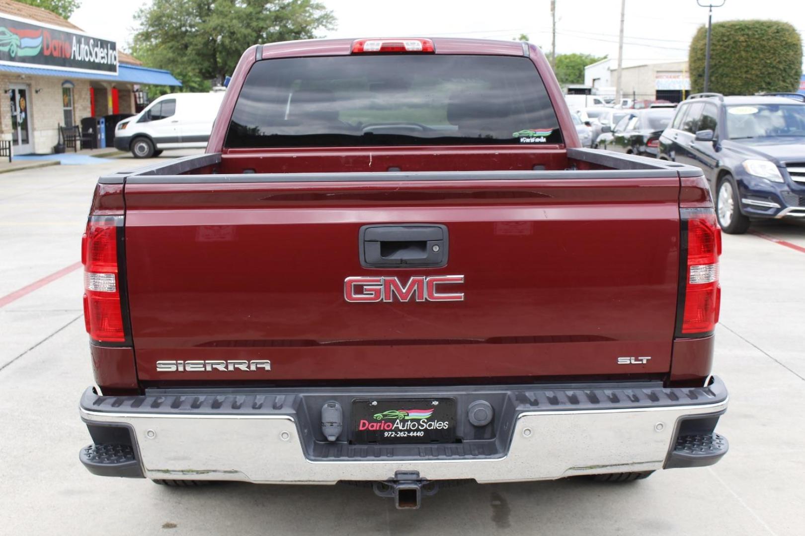 2014 Red GMC Sierra 1500 SLT (3GTU1VEC9EG) with an 5.3L engine, located at 2401 E Main St., Grand Prairie, TX, 75050, (972) 262-4440, 32.748981, -96.969643 - Photo#5