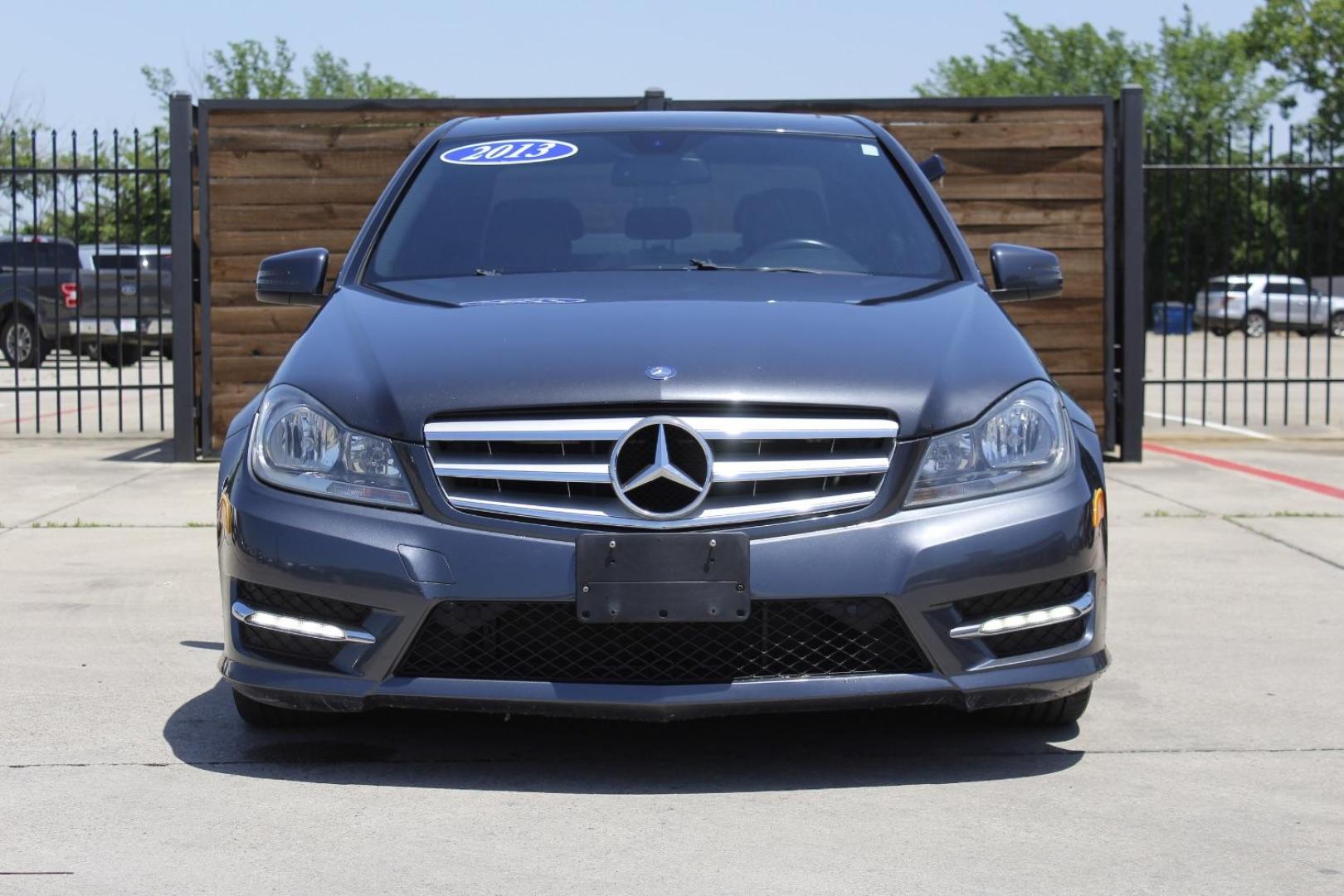 2013 Gray Mercedes-Benz C-Class C300 (WDDGF8AB4DR) , located at 2401 E Main St., Grand Prairie, TX, 75050, (972) 262-4440, 32.748981, -96.969643 - Photo#0