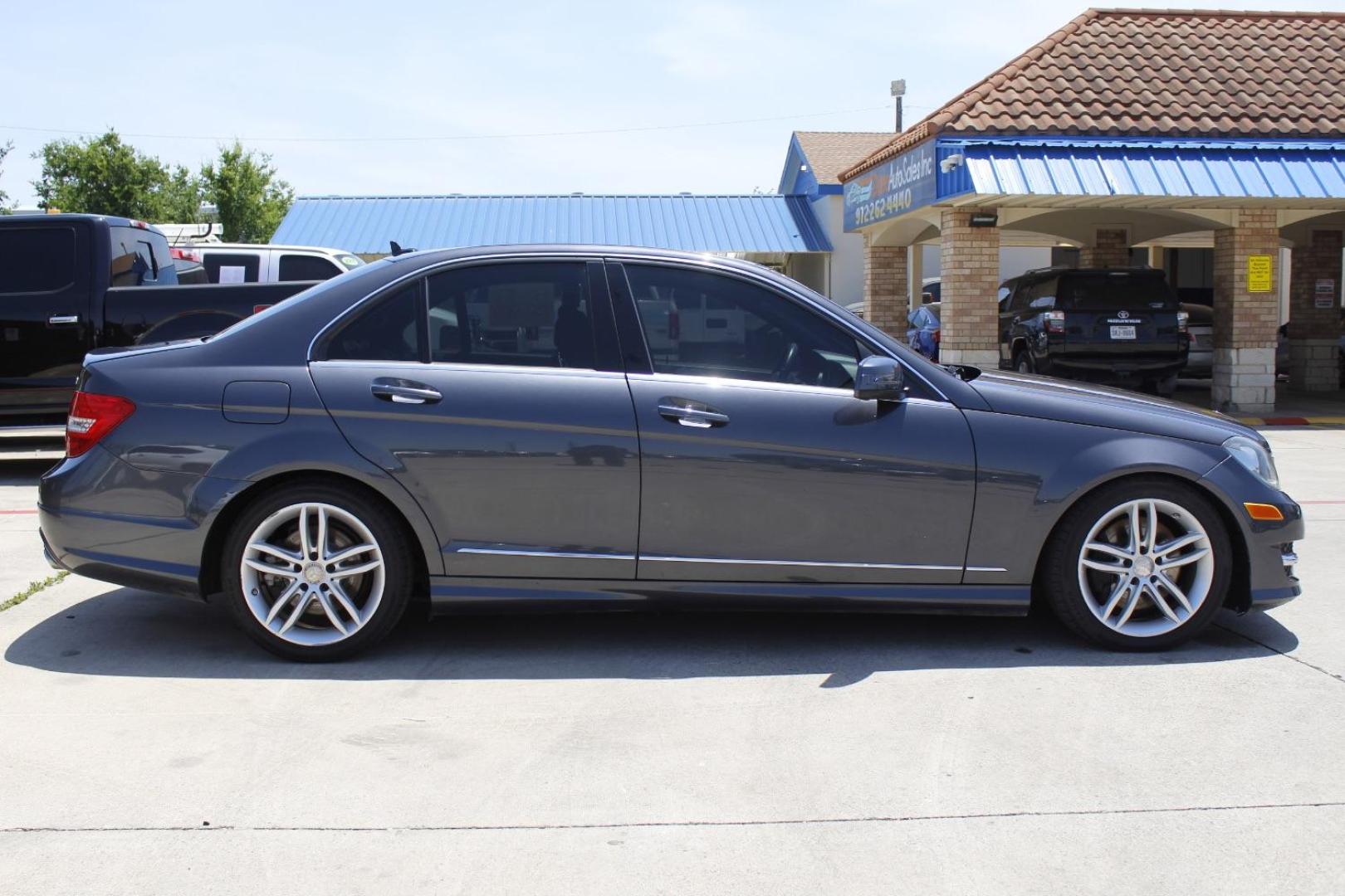 2013 Gray Mercedes-Benz C-Class C300 (WDDGF8AB4DR) , located at 2401 E Main St., Grand Prairie, TX, 75050, (972) 262-4440, 32.748981, -96.969643 - Photo#8