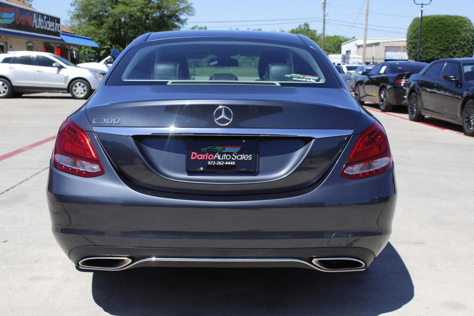2015 Silver Mercedes-Benz C 300 Sport | Luxury (55SWF4JB0FU) with an 2L I-4 gasoline direct injection engine, located at 2401 E Main St., Grand Prairie, TX, 75050, (972) 262-4440, 32.748981, -96.969643 - Photo#6