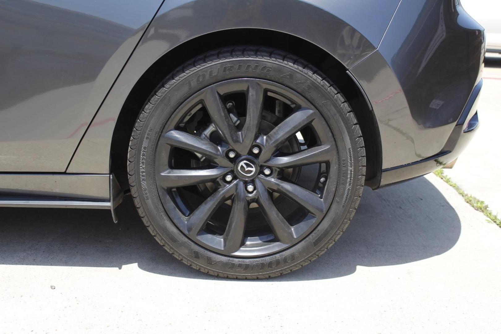 2019 Gray Mazda Mazda3 Hatchback Premium Package (JM1BPANM1K1) with an SKYACTIV-G 2.5L I-4 gasoline direct injection engine, located at 2401 E Main St., Grand Prairie, TX, 75050, (972) 262-4440, 32.748981, -96.969643 - Photo#4