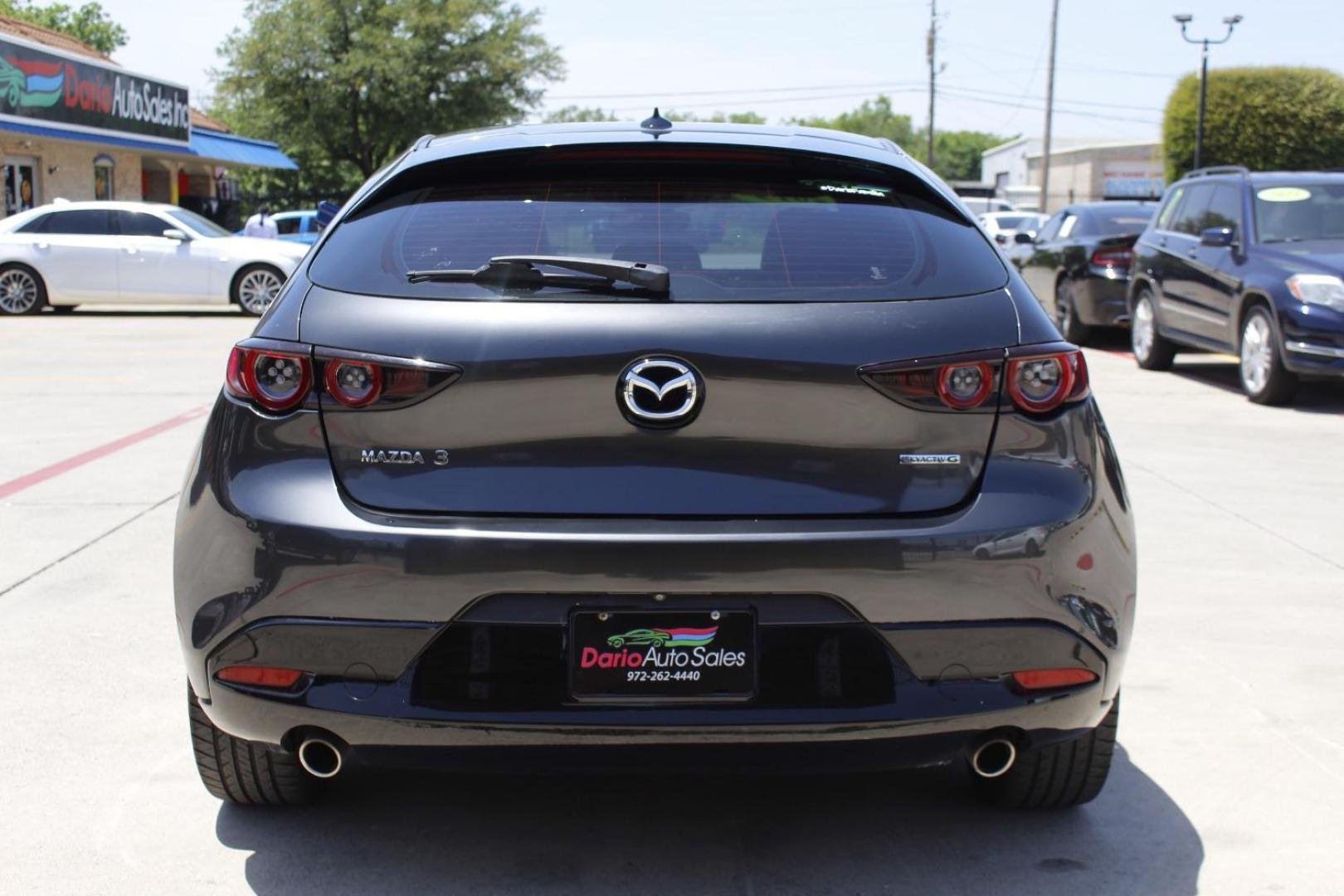 2019 Gray Mazda Mazda3 Hatchback Premium Package (JM1BPANM1K1) with an SKYACTIV-G 2.5L I-4 gasoline direct injection engine, located at 2401 E Main St., Grand Prairie, TX, 75050, (972) 262-4440, 32.748981, -96.969643 - Photo#5
