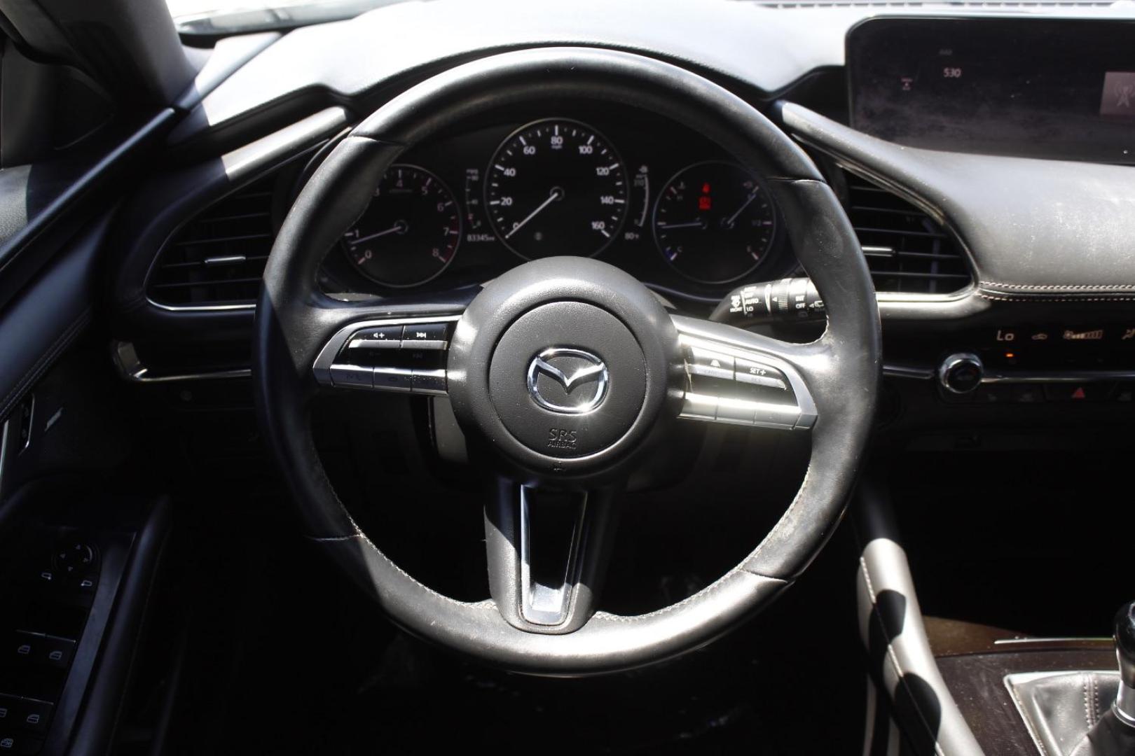 2019 Gray Mazda Mazda3 Hatchback Premium Package (JM1BPANM1K1) with an SKYACTIV-G 2.5L I-4 gasoline direct injection engine, located at 2401 E Main St., Grand Prairie, TX, 75050, (972) 262-4440, 32.748981, -96.969643 - Photo#22