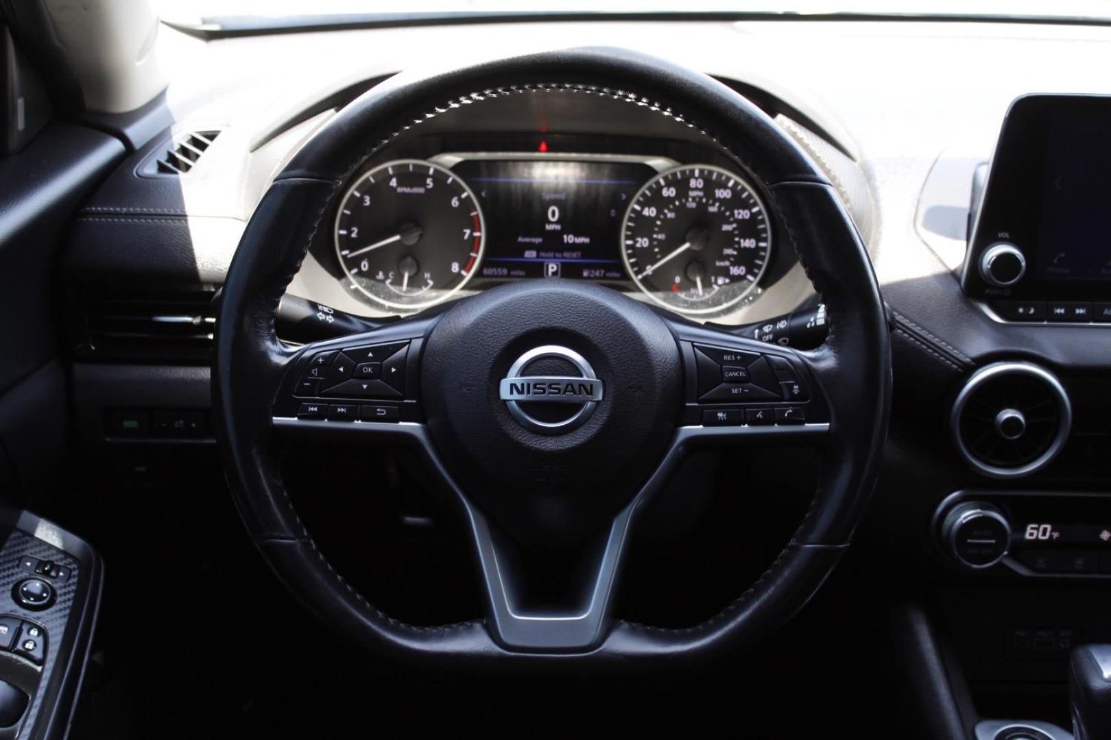 2021 Blue Nissan Sentra SV Xtronic CVT (3N1AB8CV5MY) with an 2L I-4 gasoline direct injection engine, located at 2401 E Main St., Grand Prairie, TX, 75050, (972) 262-4440, 32.748981, -96.969643 - Photo#23