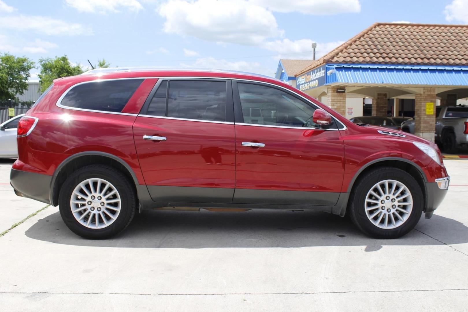 2012 Red Buick Enclave Leather (5GAKRCED7CJ) with an 3.6L V-6 gasoline direct injection engine, located at 2401 E Main St., Grand Prairie, TX, 75050, (972) 262-4440, 32.748981, -96.969643 - Photo#9