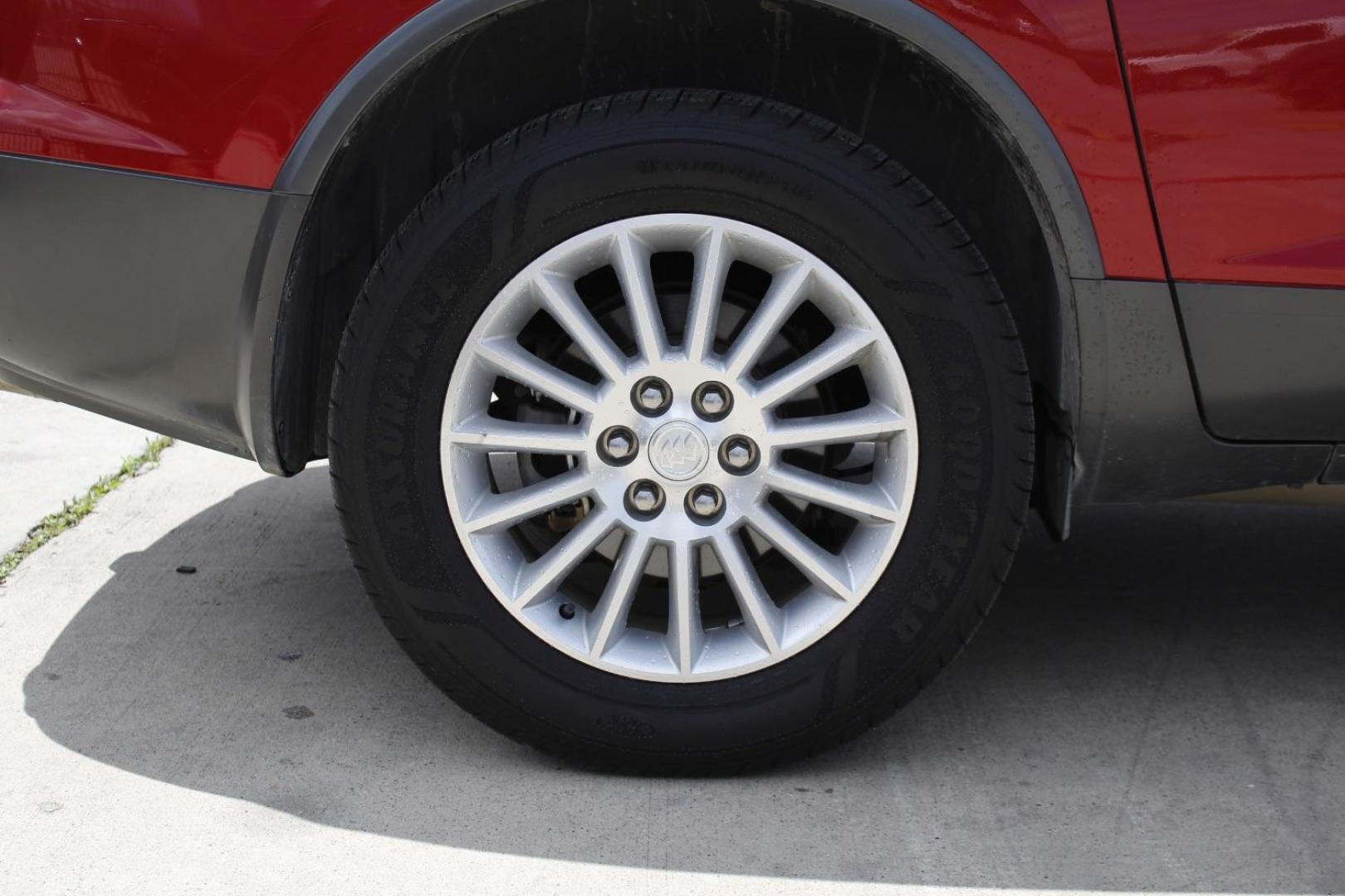 2012 Red Buick Enclave Leather (5GAKRCED7CJ) with an 3.6L V-6 gasoline direct injection engine, located at 2401 E Main St., Grand Prairie, TX, 75050, (972) 262-4440, 32.748981, -96.969643 - Photo#11