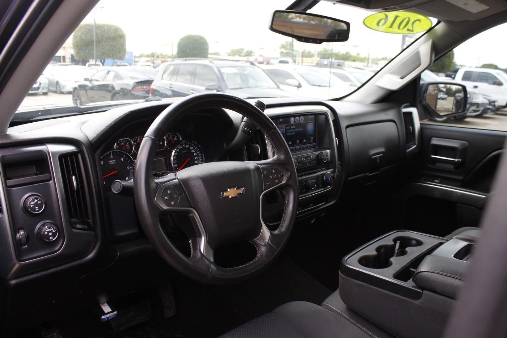2016 Black Chevrolet Silverado 1500 1LT (1GCVKREH9GZ) with an EcoTec3 4.3L V-6 gasoline direct injection engine, located at 2401 E Main St., Grand Prairie, TX, 75050, (972) 262-4440, 32.748981, -96.969643 - Photo#11