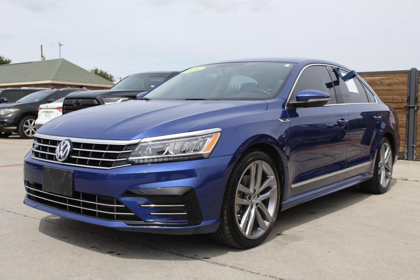 2016 Blue Volkswagen Passat 1.8T R-Line (1VWAT7A38GC) with an 1.8L I-4 gasoline direct injection engine, located at 2401 E Main St., Grand Prairie, TX, 75050, (972) 262-4440, 32.748981, -96.969643 - Photo#1