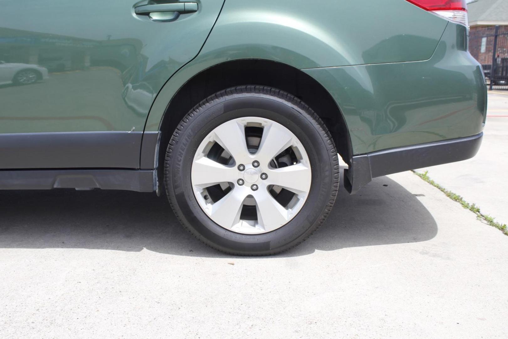 2011 Green Subaru Outback 3.6R Limited (4S4BREKC5B2) with an 3.6L H-6 DOHC engine, located at 2401 E Main St., Grand Prairie, TX, 75050, (972) 262-4440, 32.748981, -96.969643 - Photo#4