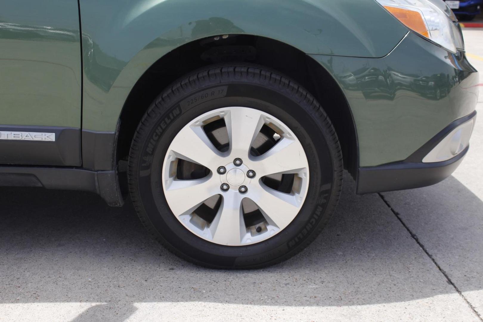 2011 Green Subaru Outback 3.6R Limited (4S4BREKC5B2) with an 3.6L H-6 DOHC engine, located at 2401 E Main St., Grand Prairie, TX, 75050, (972) 262-4440, 32.748981, -96.969643 - Photo#10