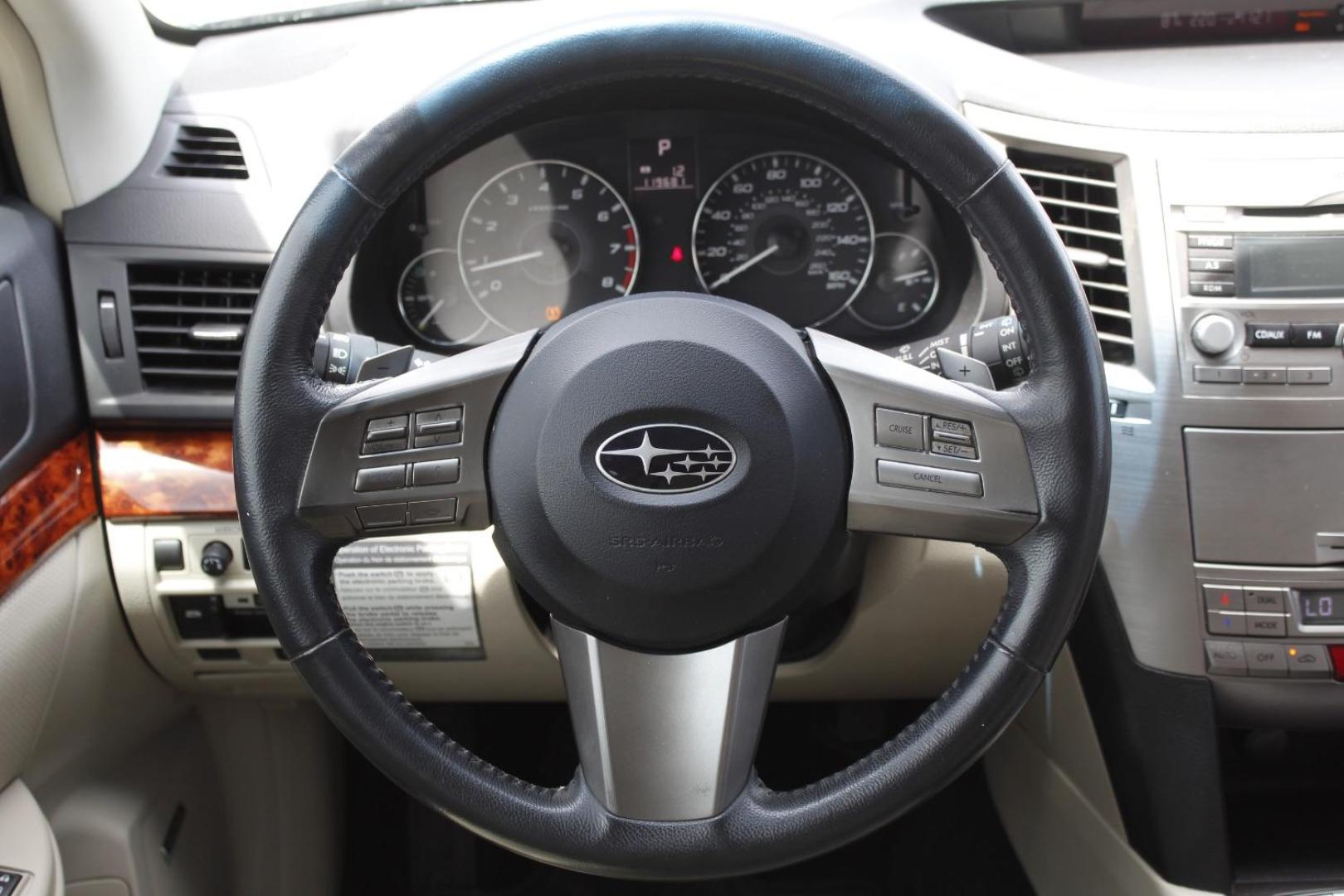 2011 Green Subaru Outback 3.6R Limited (4S4BREKC5B2) with an 3.6L H-6 DOHC engine, located at 2401 E Main St., Grand Prairie, TX, 75050, (972) 262-4440, 32.748981, -96.969643 - Photo#22