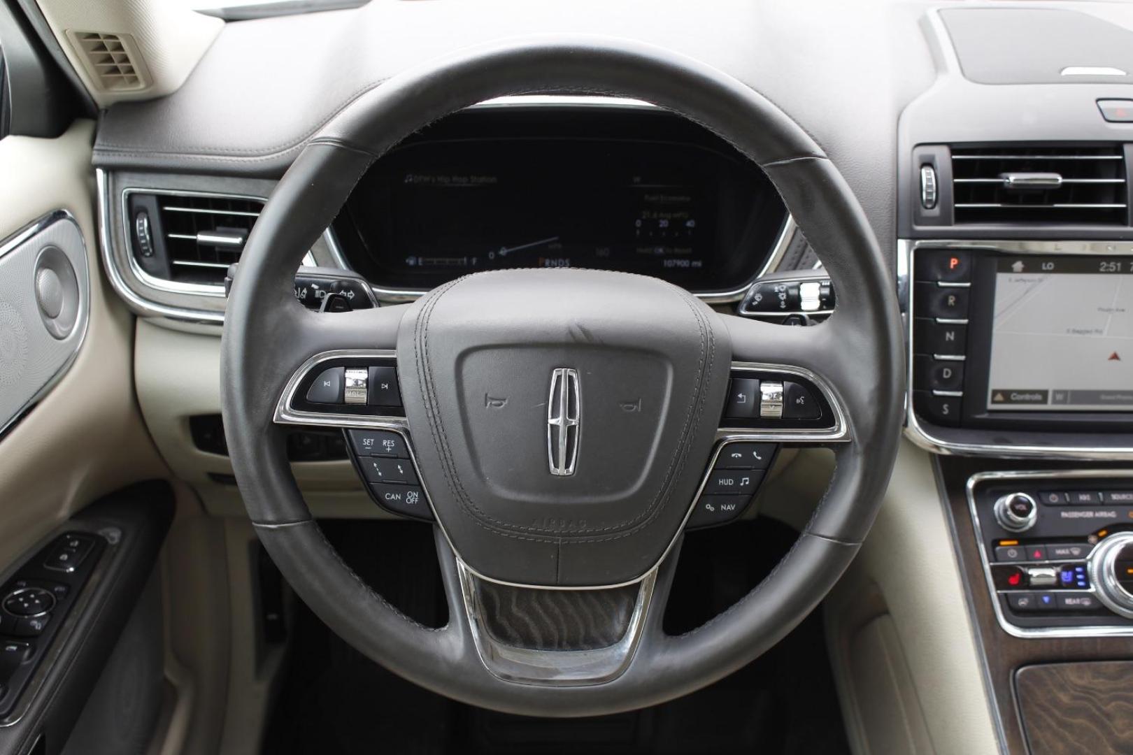2018 White Lincoln Continental Reserve (1LN6L9RP3J5) with an EcoBoost 2.7L V-6 gasoline direct injection engine, located at 2401 E Main St., Grand Prairie, TX, 75050, (972) 262-4440, 32.748981, -96.969643 - Photo#24