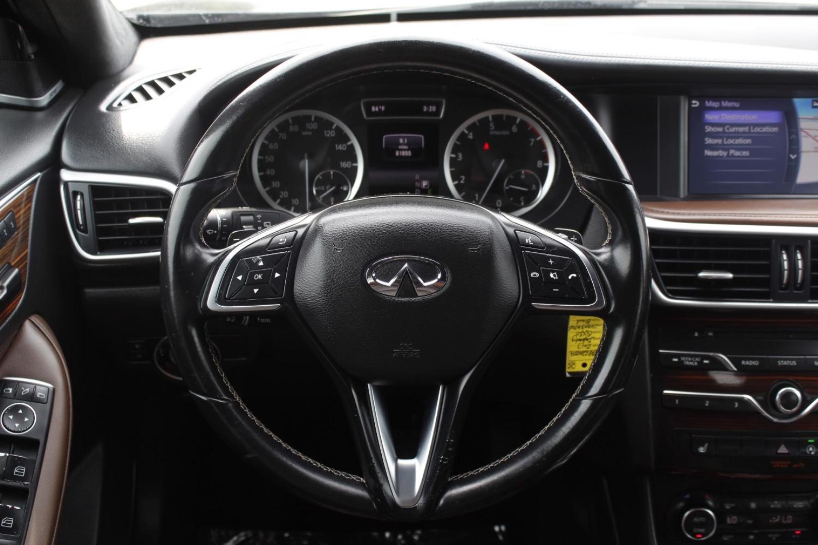 2017 Black INFINITI QX30 Premium (SJKCH5CR7HA) with an 2L I-4 gasoline direct injection engine, located at 2401 E Main St., Grand Prairie, TX, 75050, (972) 262-4440, 32.748981, -96.969643 - Photo#24