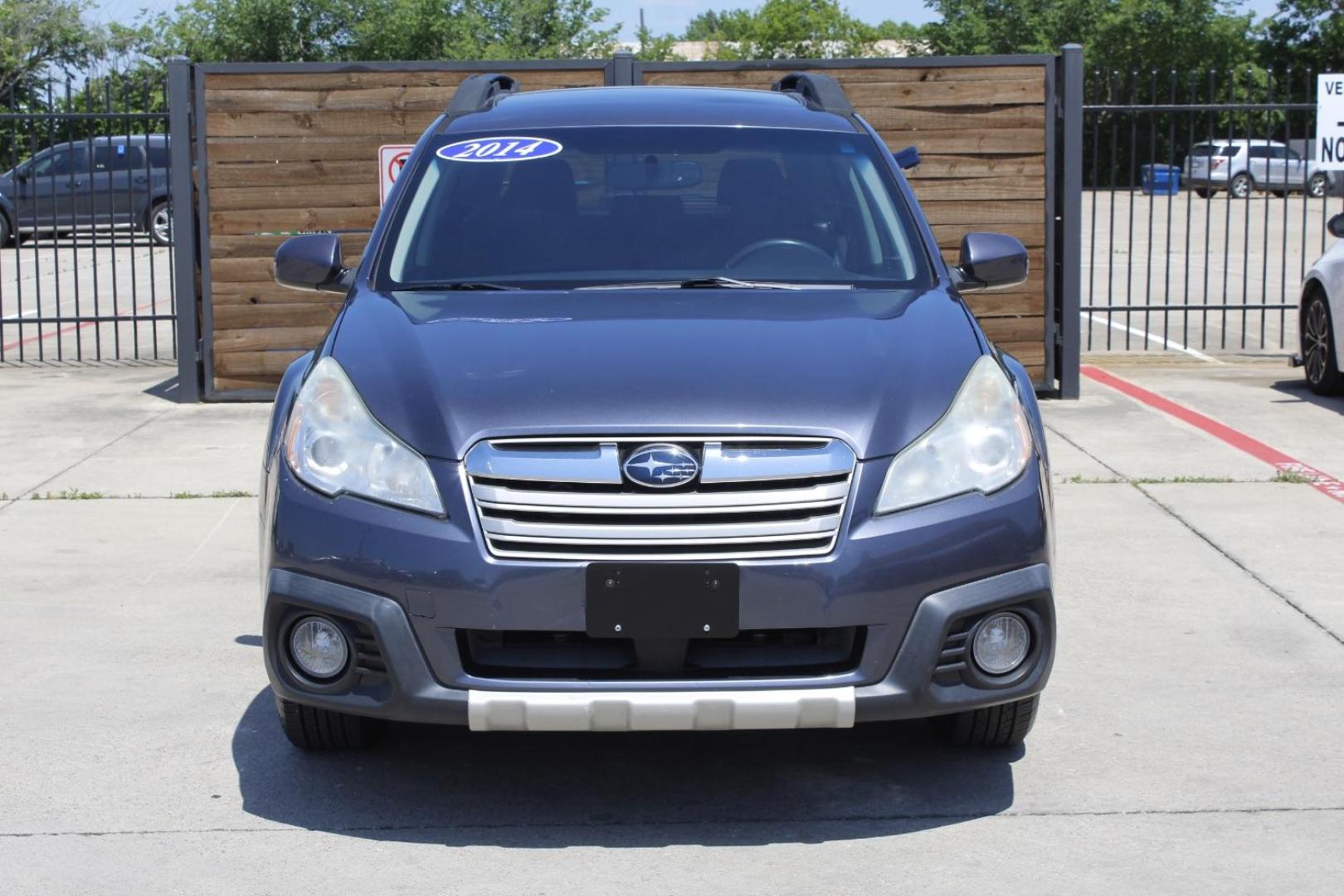 2014 Gray Subaru Outback 3.6R Limited (4S4BRDLC3E2) with an 3.6L H-6 DOHC engine, located at 2401 E Main St., Grand Prairie, TX, 75050, (972) 262-4440, 32.748981, -96.969643 - Photo#0