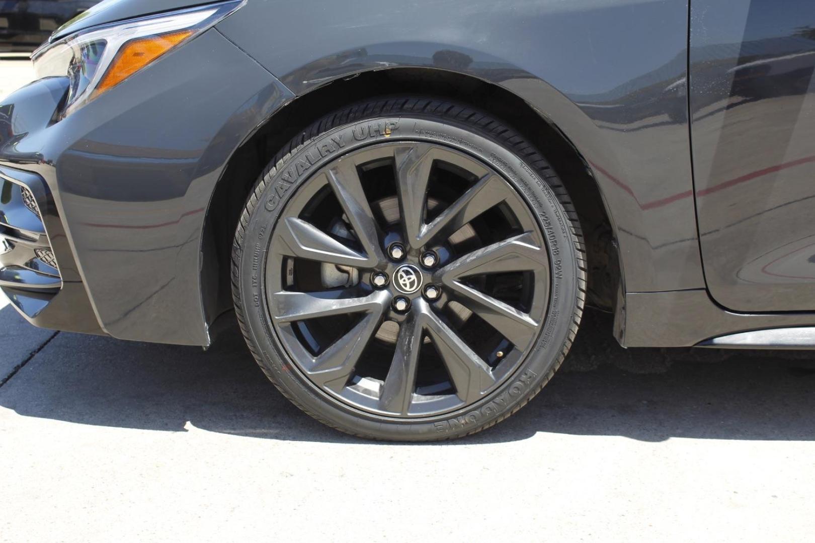 2023 Black Toyota Corolla SE (5YFS4MCE2PP) with an Dynamic Force 2L I-4 port/direct injection engine, located at 2401 E Main St., Grand Prairie, TX, 75050, (972) 262-4440, 32.748981, -96.969643 - Photo#3