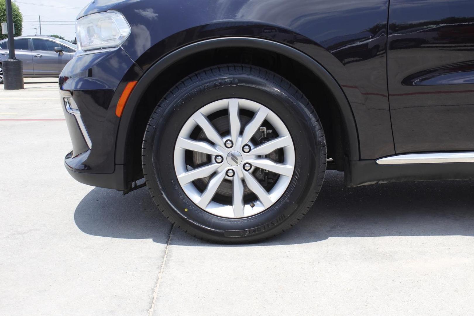 2021 Black Dodge Durango SXT Plus RWD (1C4RDHAG2MC) with an Pentastar 3.6L V-6 DOHC engine, located at 2401 E Main St., Grand Prairie, TX, 75050, (972) 262-4440, 32.748981, -96.969643 - Photo#3