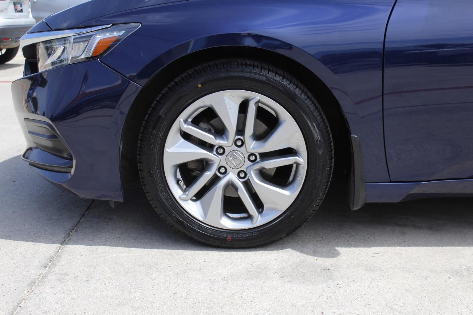 2018 Blue Honda Accord LX (1HGCV1F18JA) with an 1.5L I-4 gasoline direct injection engine, located at 2401 E Main St., Grand Prairie, TX, 75050, (972) 262-4440, 32.748981, -96.969643 - Photo#3