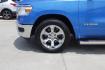2021 BLUE Ram 1500 Lone Star Crew Cab 4x2 5'7 Box (1C6RREFT5MN) with an HEMI 5.7L V-8 variable valve control engine, located at 2401 E Main St., Grand Prairie, TX, 75050, (972) 262-4440, 32.748981, -96.969643 - Photo#4