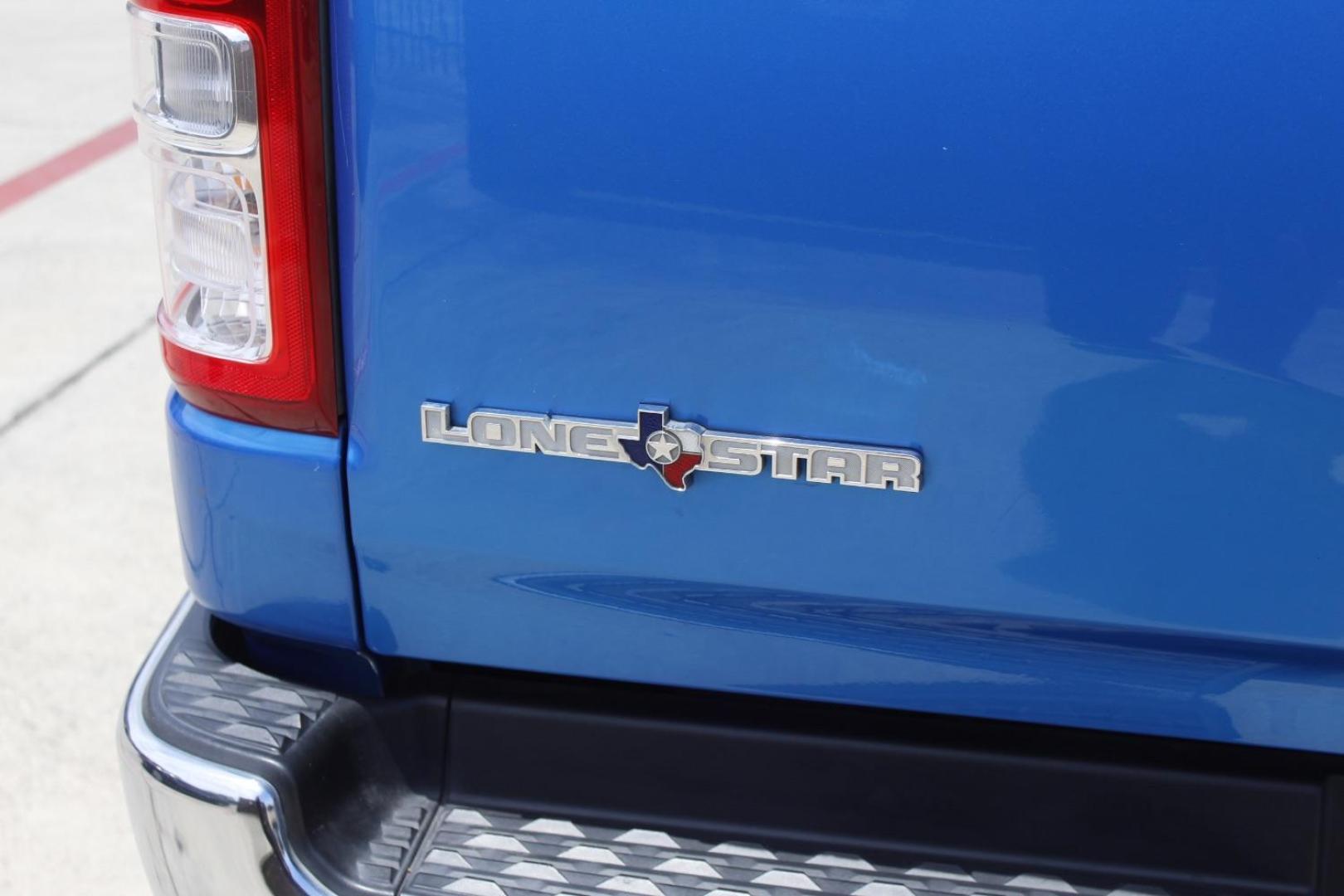 2021 BLUE Ram 1500 Lone Star Crew Cab 4x2 5'7 Box (1C6RREFT5MN) with an HEMI 5.7L V-8 variable valve control engine, located at 2401 E Main St., Grand Prairie, TX, 75050, (972) 262-4440, 32.748981, -96.969643 - Photo#7