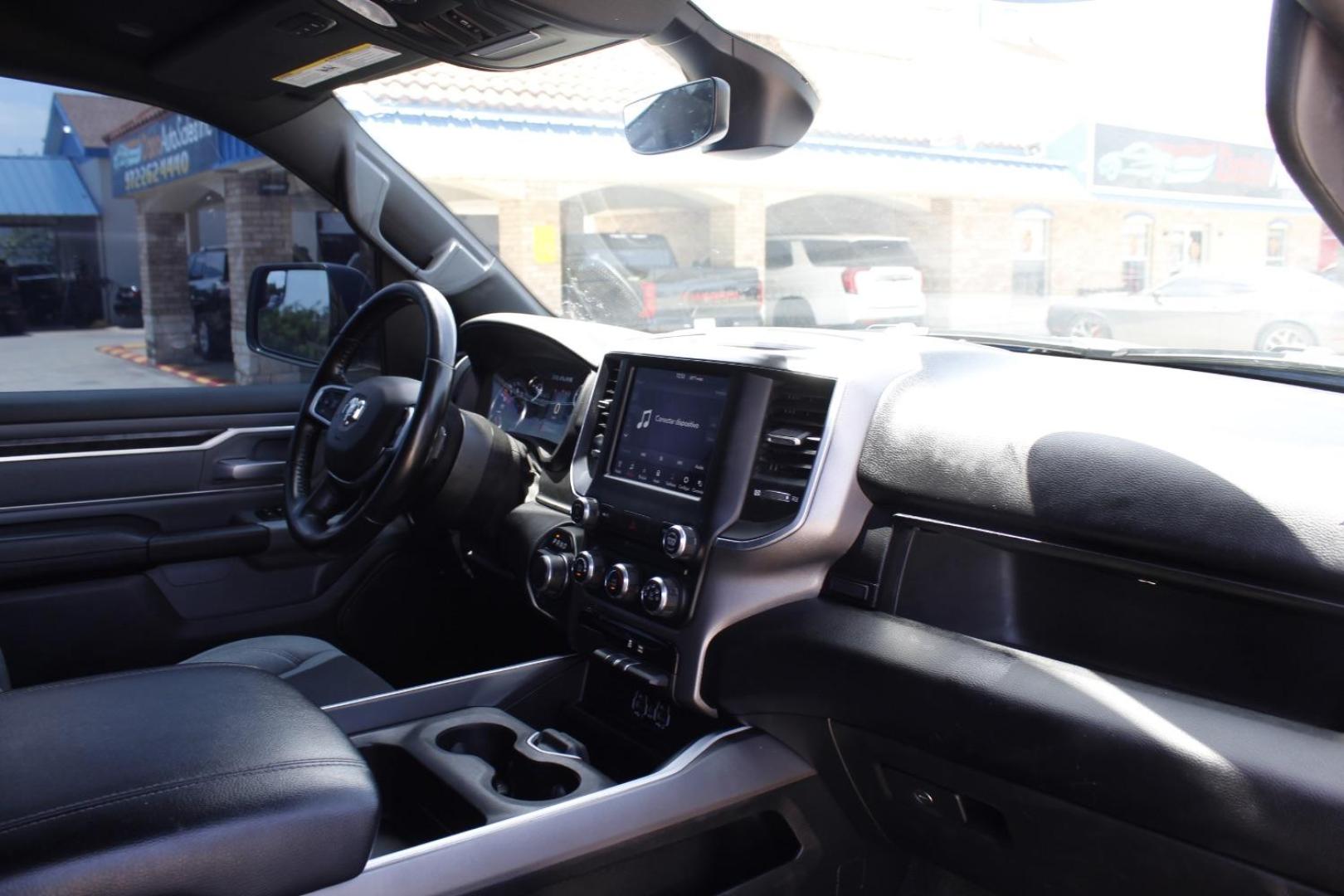 2021 BLUE Ram 1500 Lone Star Crew Cab 4x2 5'7 Box (1C6RREFT5MN) with an HEMI 5.7L V-8 variable valve control engine, located at 2401 E Main St., Grand Prairie, TX, 75050, (972) 262-4440, 32.748981, -96.969643 - Photo#14
