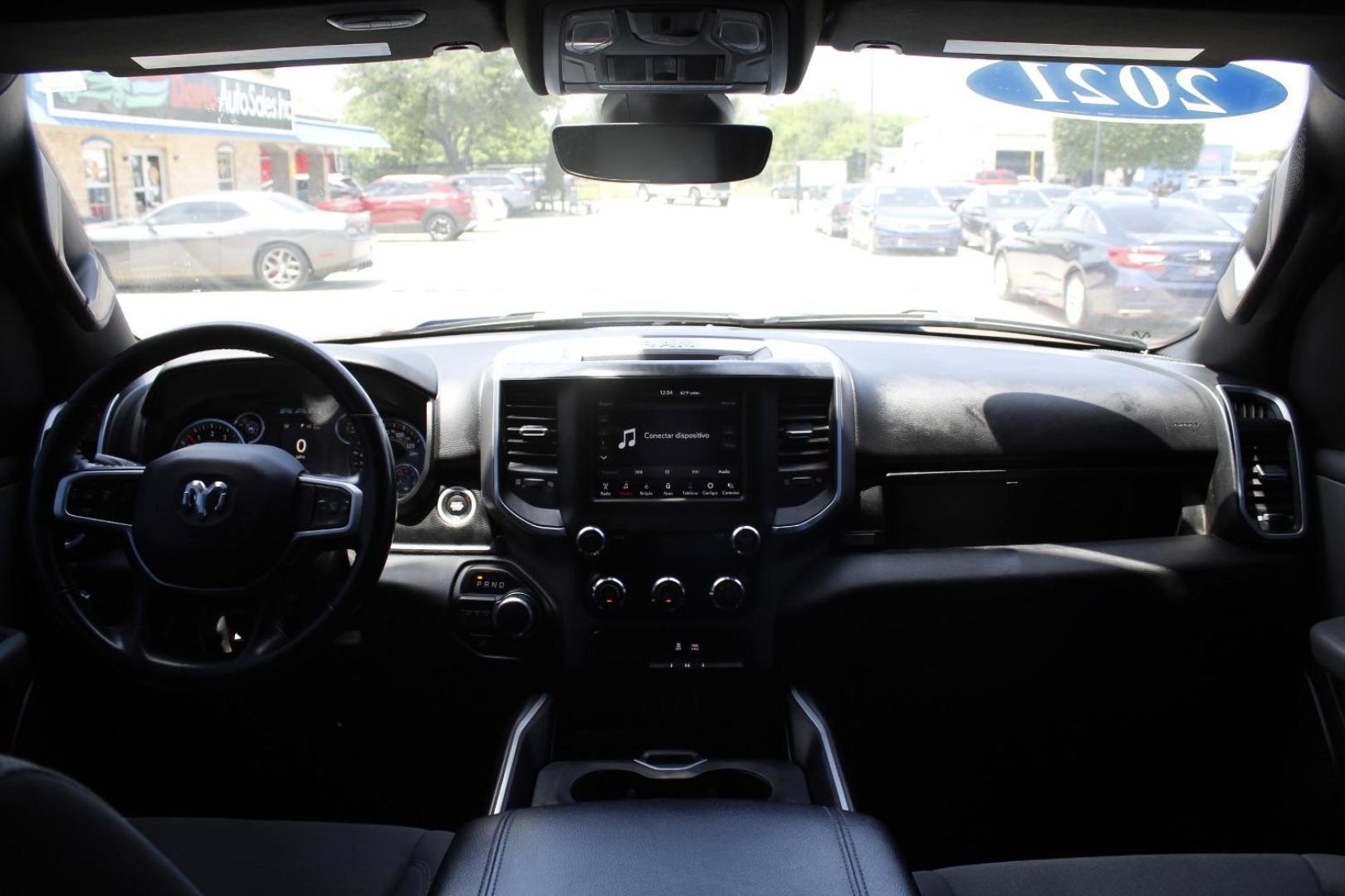 2021 BLUE Ram 1500 Lone Star Crew Cab 4x2 5'7 Box (1C6RREFT5MN) with an HEMI 5.7L V-8 variable valve control engine, located at 2401 E Main St., Grand Prairie, TX, 75050, (972) 262-4440, 32.748981, -96.969643 - Photo#15