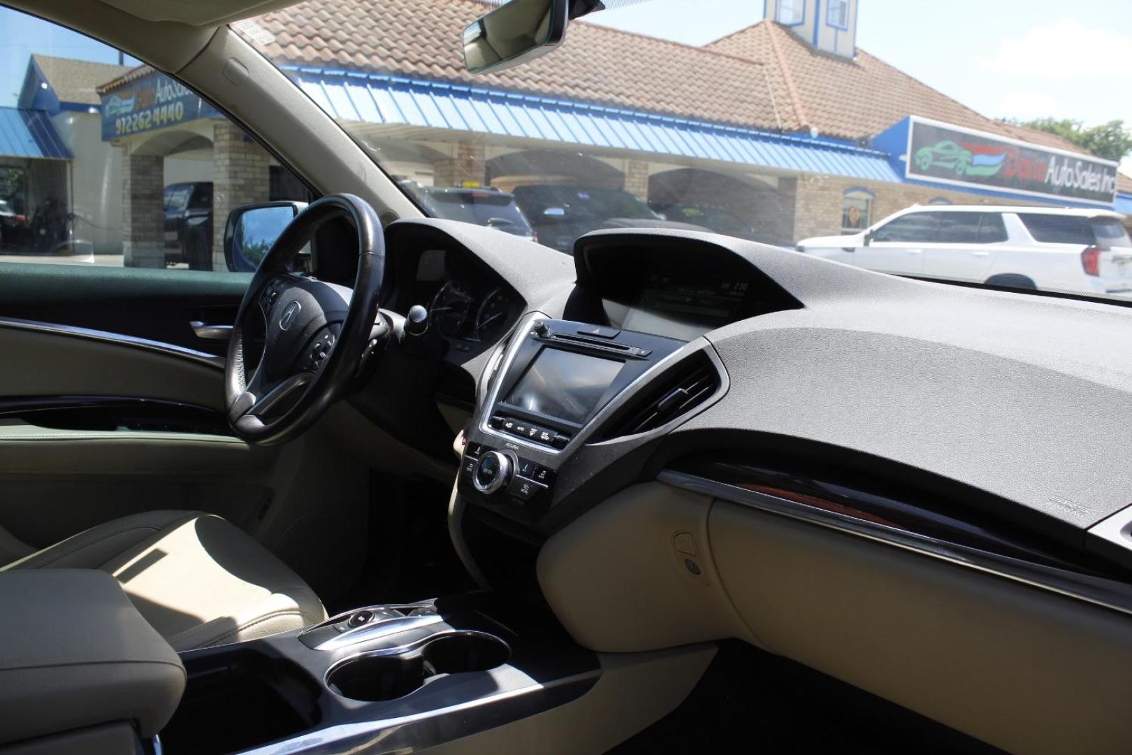 2016 White Acura MDX AcuraWatch Plus Package (5FRYD3H24GB) with an 3.5L V-6 gasoline direct injection engine, located at 2401 E Main St., Grand Prairie, TX, 75050, (972) 262-4440, 32.748981, -96.969643 - Photo#13