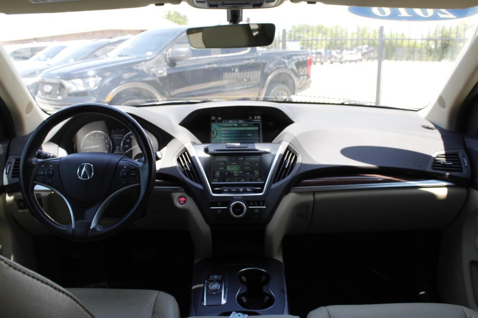 2016 White Acura MDX AcuraWatch Plus Package (5FRYD3H24GB) with an 3.5L V-6 gasoline direct injection engine, located at 2401 E Main St., Grand Prairie, TX, 75050, (972) 262-4440, 32.748981, -96.969643 - Photo#14