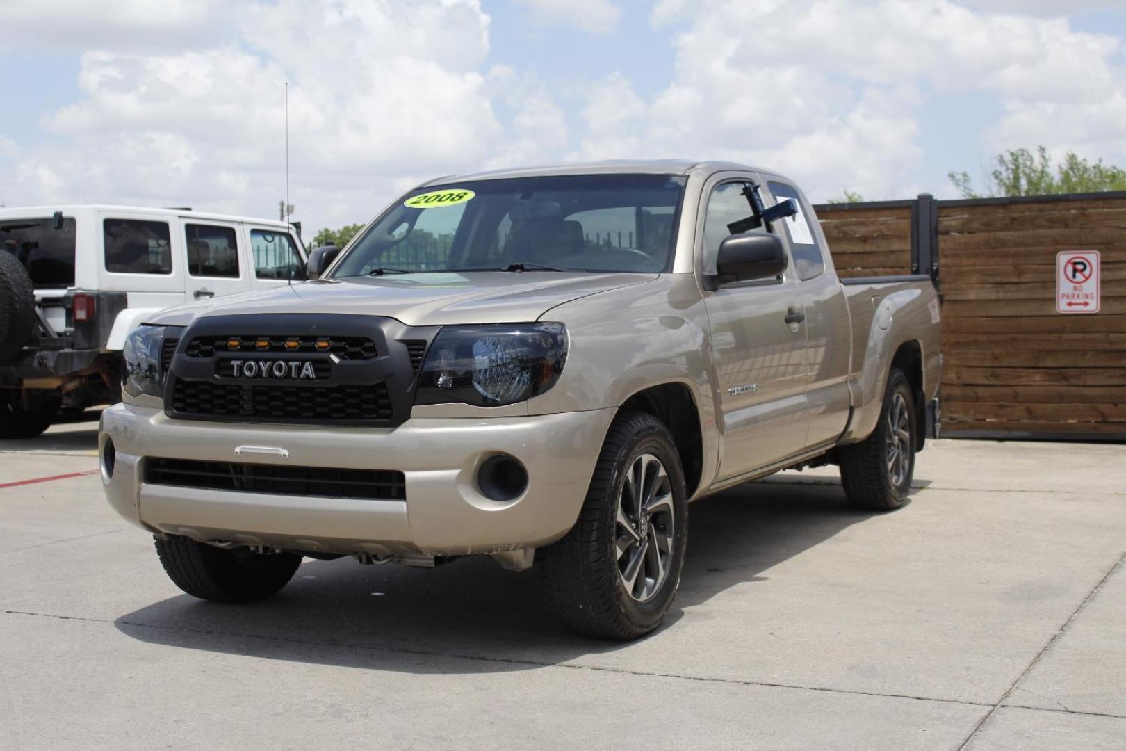 2008 Gold Toyota Tacoma (5TETX22NX8Z) with an 2.7 engine, located at 2401 E Main St., Grand Prairie, TX, 75050, (972) 262-4440, 32.748981, -96.969643 - Photo#1