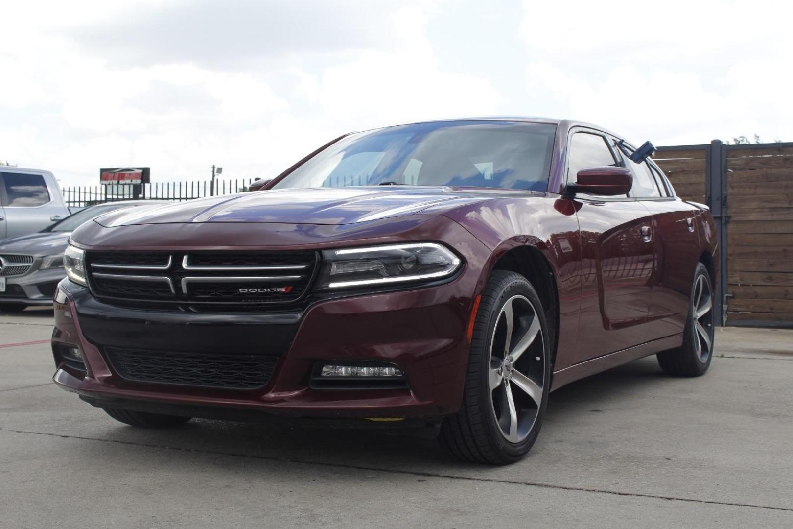 2017 Red Dodge Charger SXT RWD (2C3CDXHG8HH) with an Pentastar 3.6L V-6 DOHC engine, located at 2401 E Main St., Grand Prairie, TX, 75050, (972) 262-4440, 32.748981, -96.969643 - Photo#1