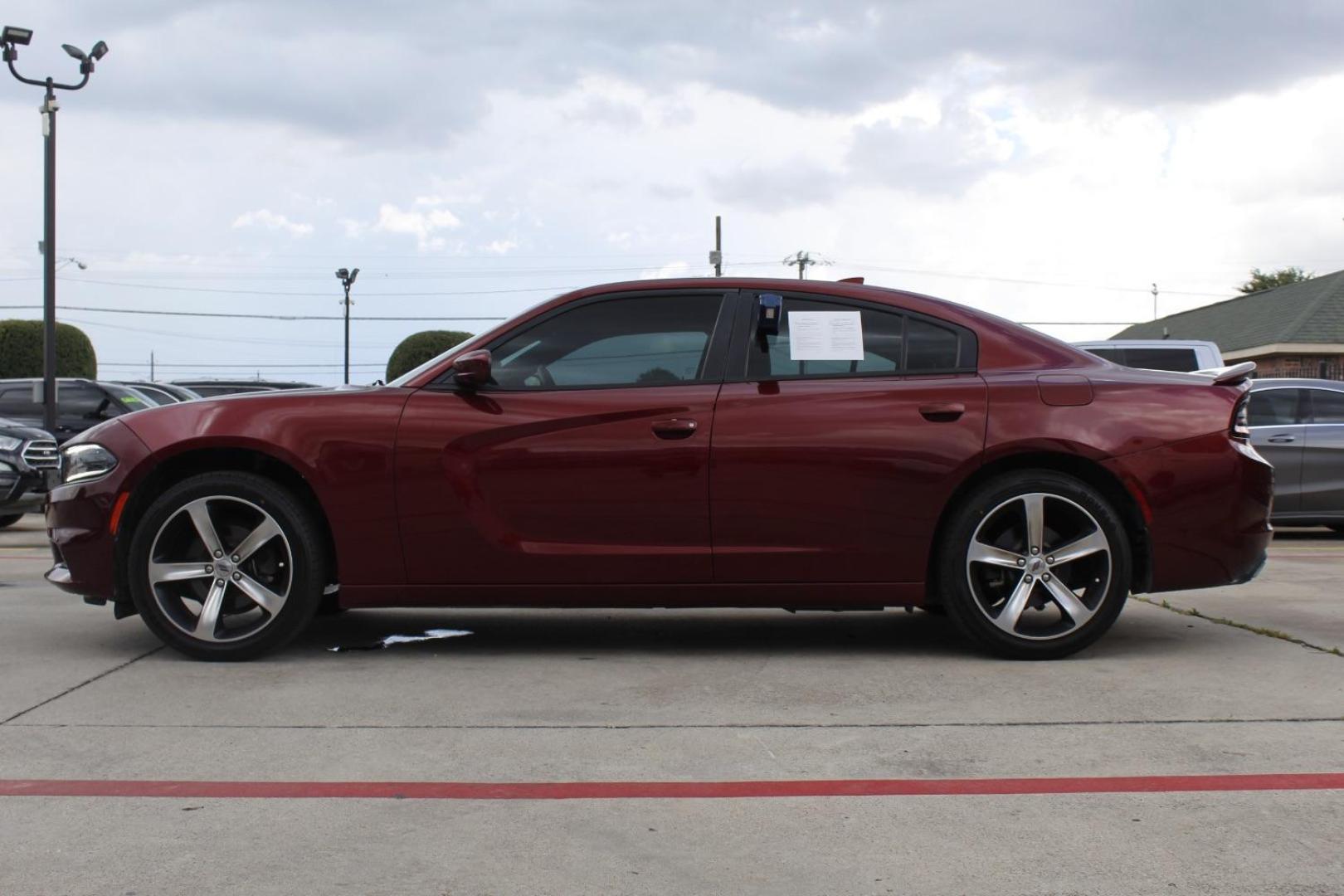 2017 Red Dodge Charger SXT RWD (2C3CDXHG8HH) with an Pentastar 3.6L V-6 DOHC engine, located at 2401 E Main St., Grand Prairie, TX, 75050, (972) 262-4440, 32.748981, -96.969643 - Photo#2