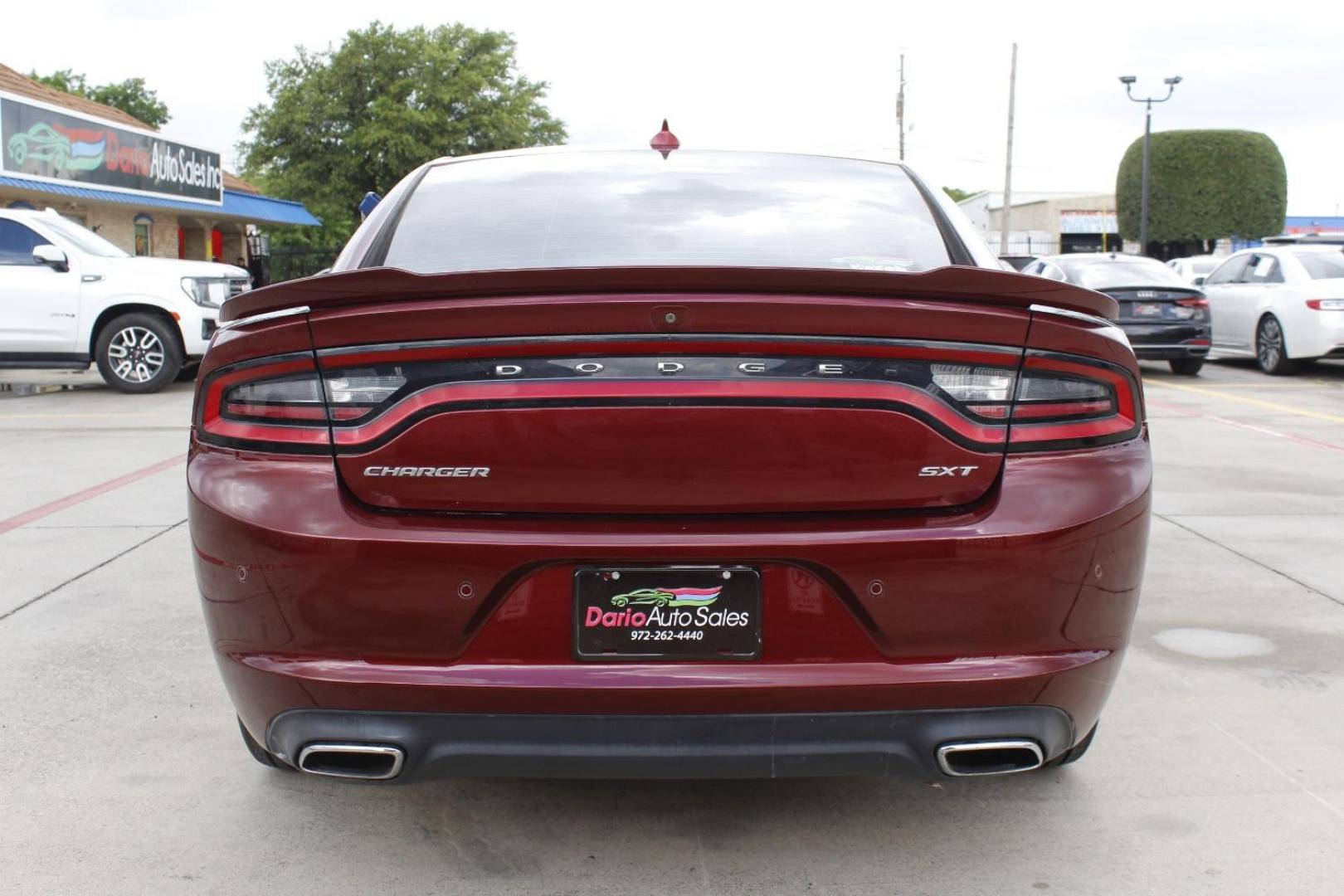 2017 Red Dodge Charger SXT RWD (2C3CDXHG8HH) with an Pentastar 3.6L V-6 DOHC engine, located at 2401 E Main St., Grand Prairie, TX, 75050, (972) 262-4440, 32.748981, -96.969643 - Photo#6