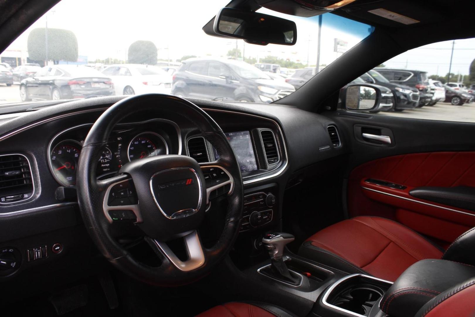 2017 Red Dodge Charger SXT RWD (2C3CDXHG8HH) with an Pentastar 3.6L V-6 DOHC engine, located at 2401 E Main St., Grand Prairie, TX, 75050, (972) 262-4440, 32.748981, -96.969643 - Photo#12