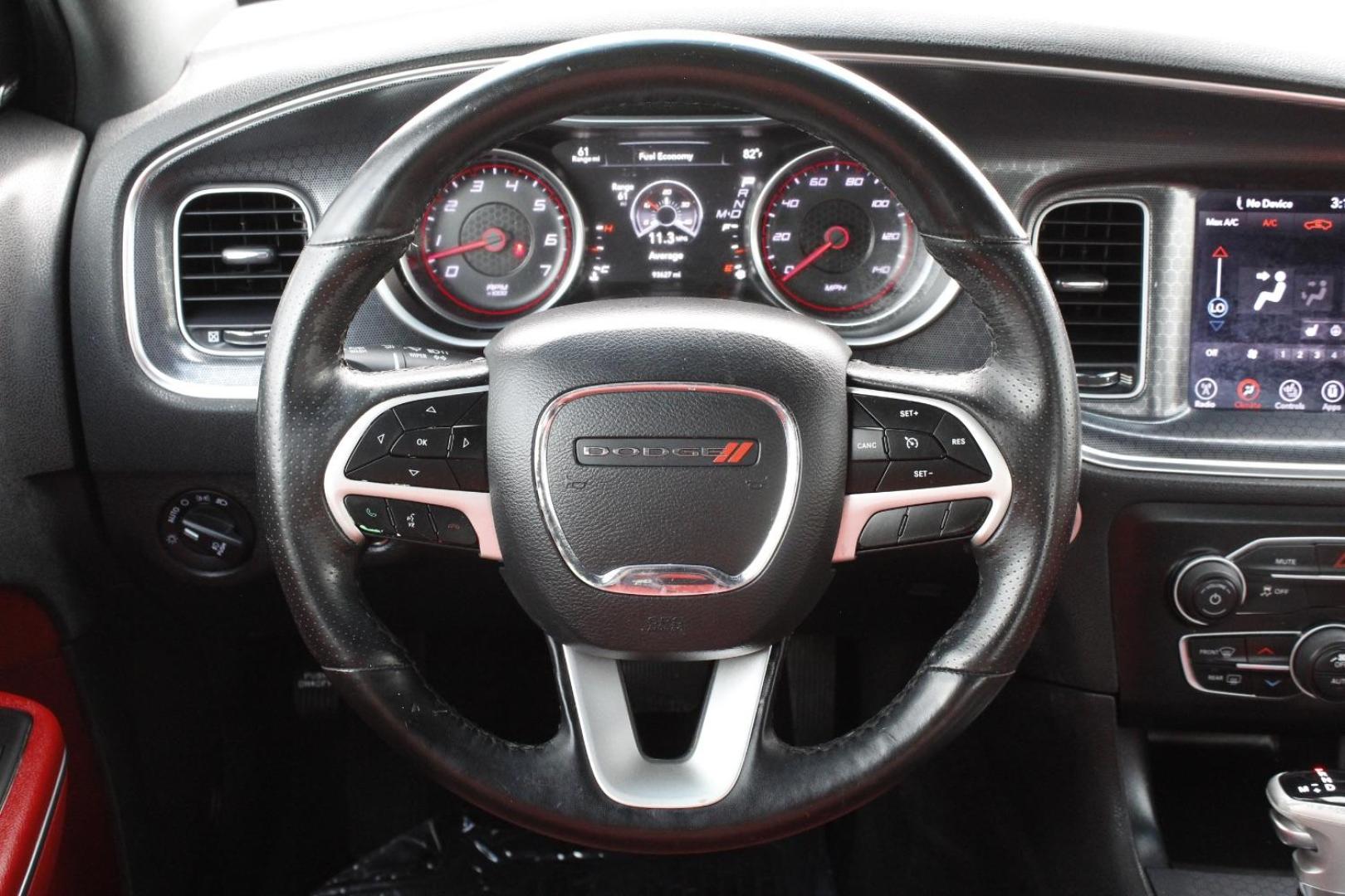 2017 Red Dodge Charger SXT RWD (2C3CDXHG8HH) with an Pentastar 3.6L V-6 DOHC engine, located at 2401 E Main St., Grand Prairie, TX, 75050, (972) 262-4440, 32.748981, -96.969643 - Photo#22