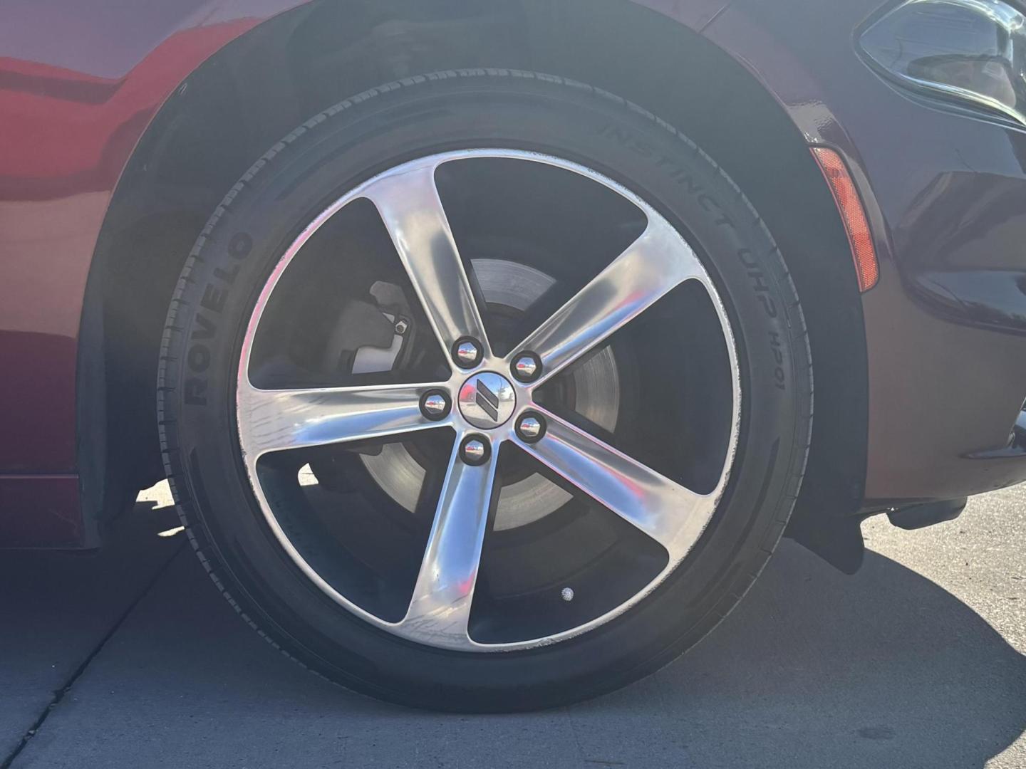 2017 Red Dodge Charger (2C3CDXHG8HH) with an Pentastar 3.6L V-6 DOHC engine, located at 2401 E Main St., Grand Prairie, TX, 75050, (972) 262-4440, 32.748981, -96.969643 - Photo#3