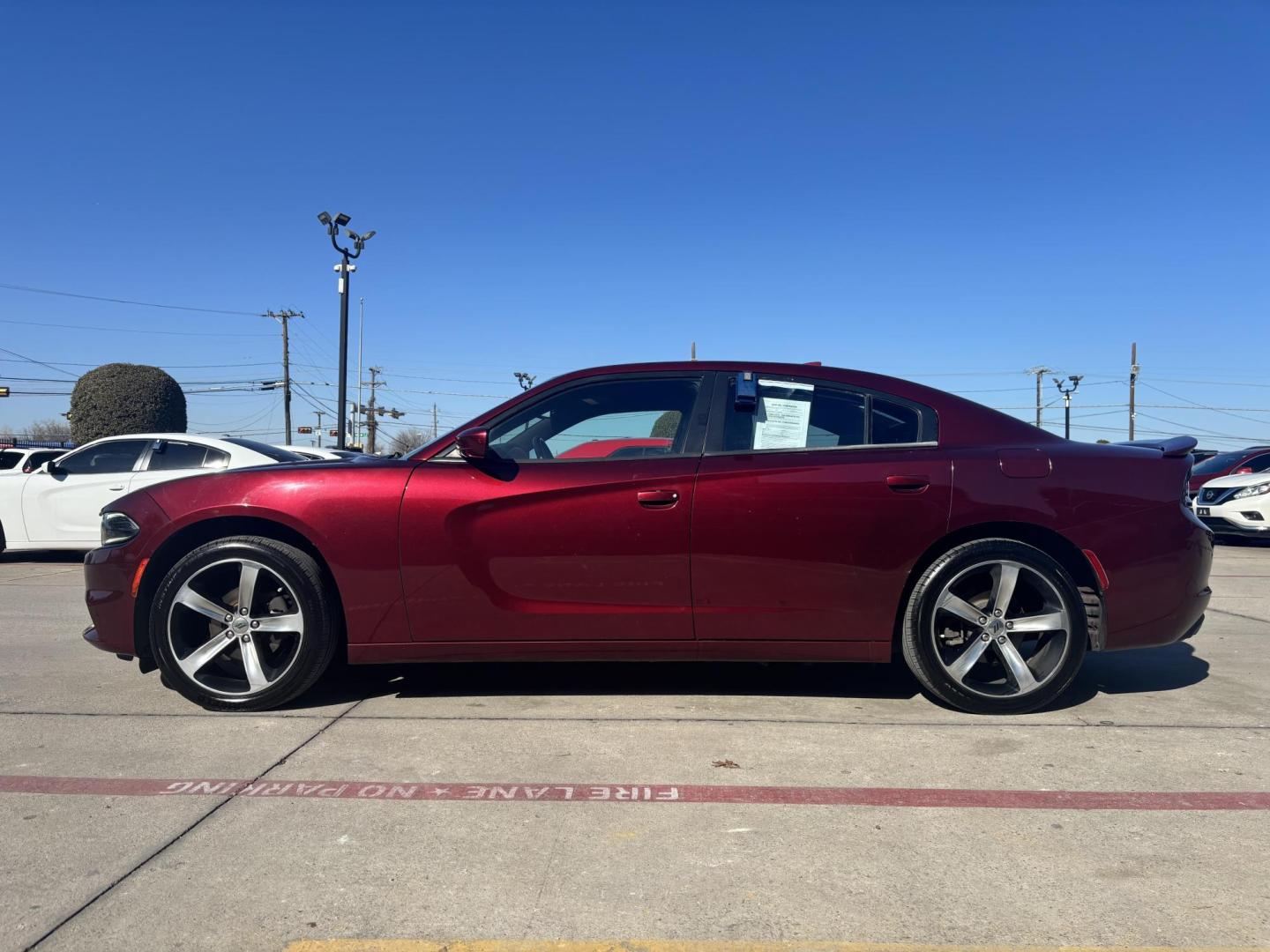 2017 Red Dodge Charger (2C3CDXHG8HH) with an Pentastar 3.6L V-6 DOHC engine, located at 2401 E Main St., Grand Prairie, TX, 75050, (972) 262-4440, 32.748981, -96.969643 - Photo#14