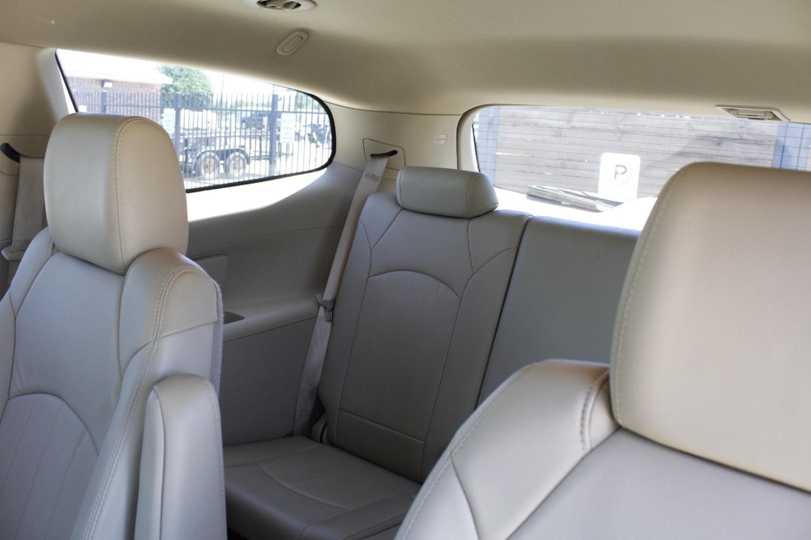 2012 White Buick Enclave Leather (5GAKRCED3CJ) with an 3.6L V-6 gasoline direct injection engine, located at 2401 E Main St., Grand Prairie, TX, 75050, (972) 262-4440, 32.748981, -96.969643 - Photo#14