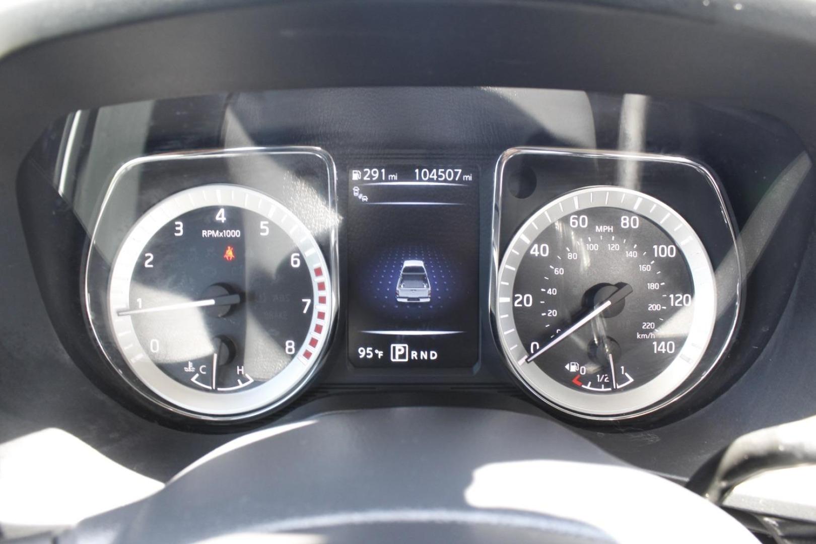 2017 Orange Nissan TITAN Platinum Reserve (1N6AA1E61HN) with an Endurance 5.6L V-8 gasoline direct injection engine, located at 2401 E Main St., Grand Prairie, TX, 75050, (972) 262-4440, 32.748981, -96.969643 - Photo#22