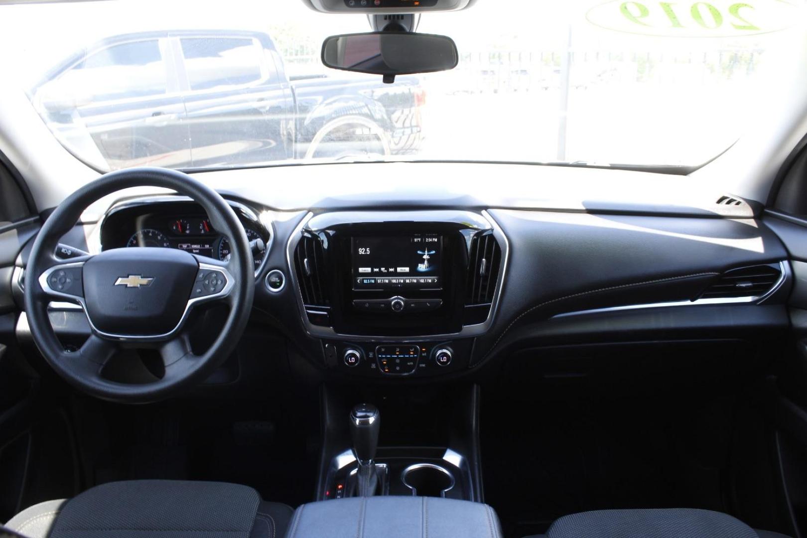 2019 Black Chevrolet Traverse LS (1GNERFKW4KJ) with an 3.6L V-6 gasoline direct injection engine, located at 2401 E Main St., Grand Prairie, TX, 75050, (972) 262-4440, 32.748981, -96.969643 - Photo#14