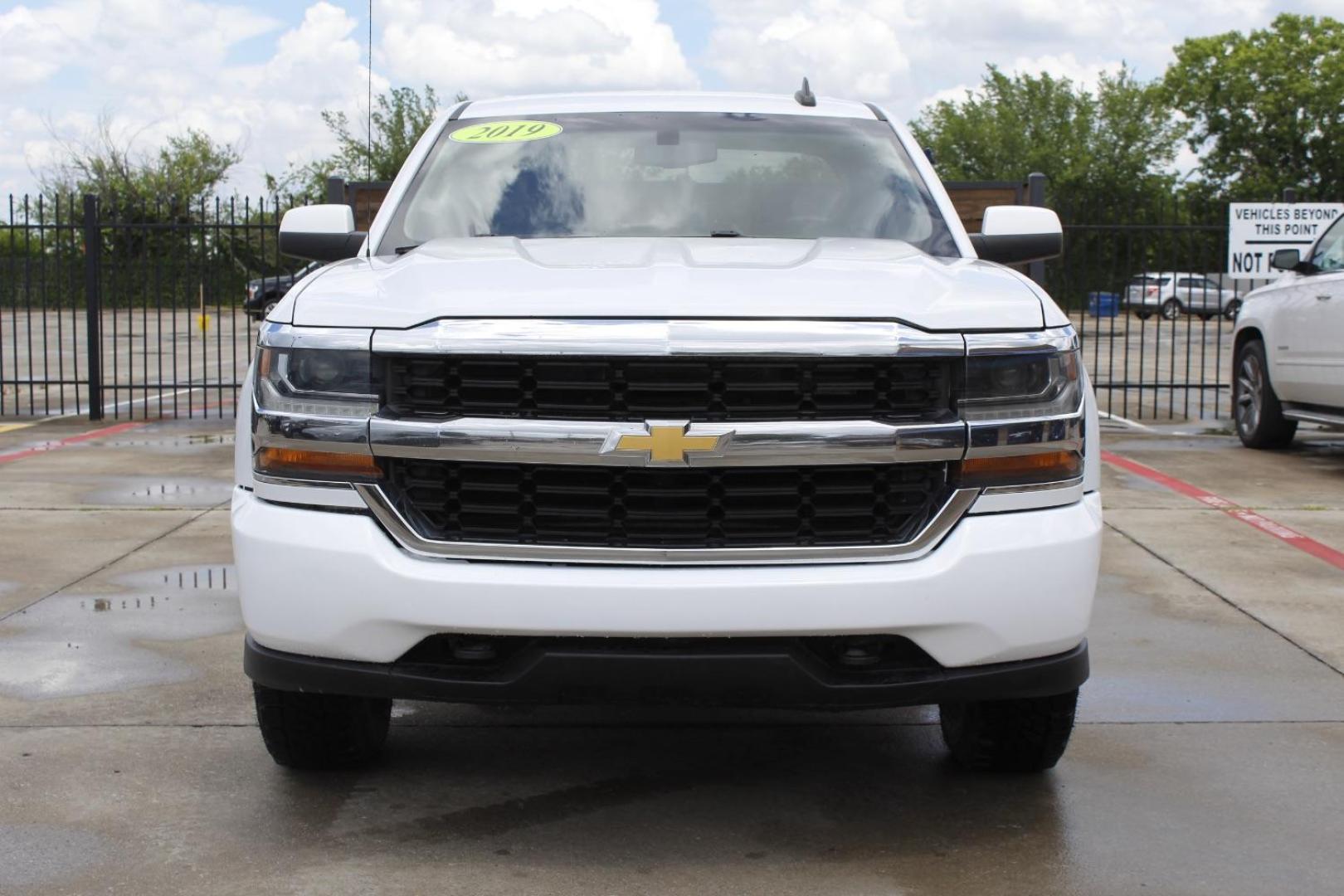 2019 White Chevrolet Silverado 1500 LD WT (2GCVKNEC7K1) with an EcoTec3 5.3L V-8 gasoline direct injection engine, located at 2401 E Main St., Grand Prairie, TX, 75050, (972) 262-4440, 32.748981, -96.969643 - Photo#0